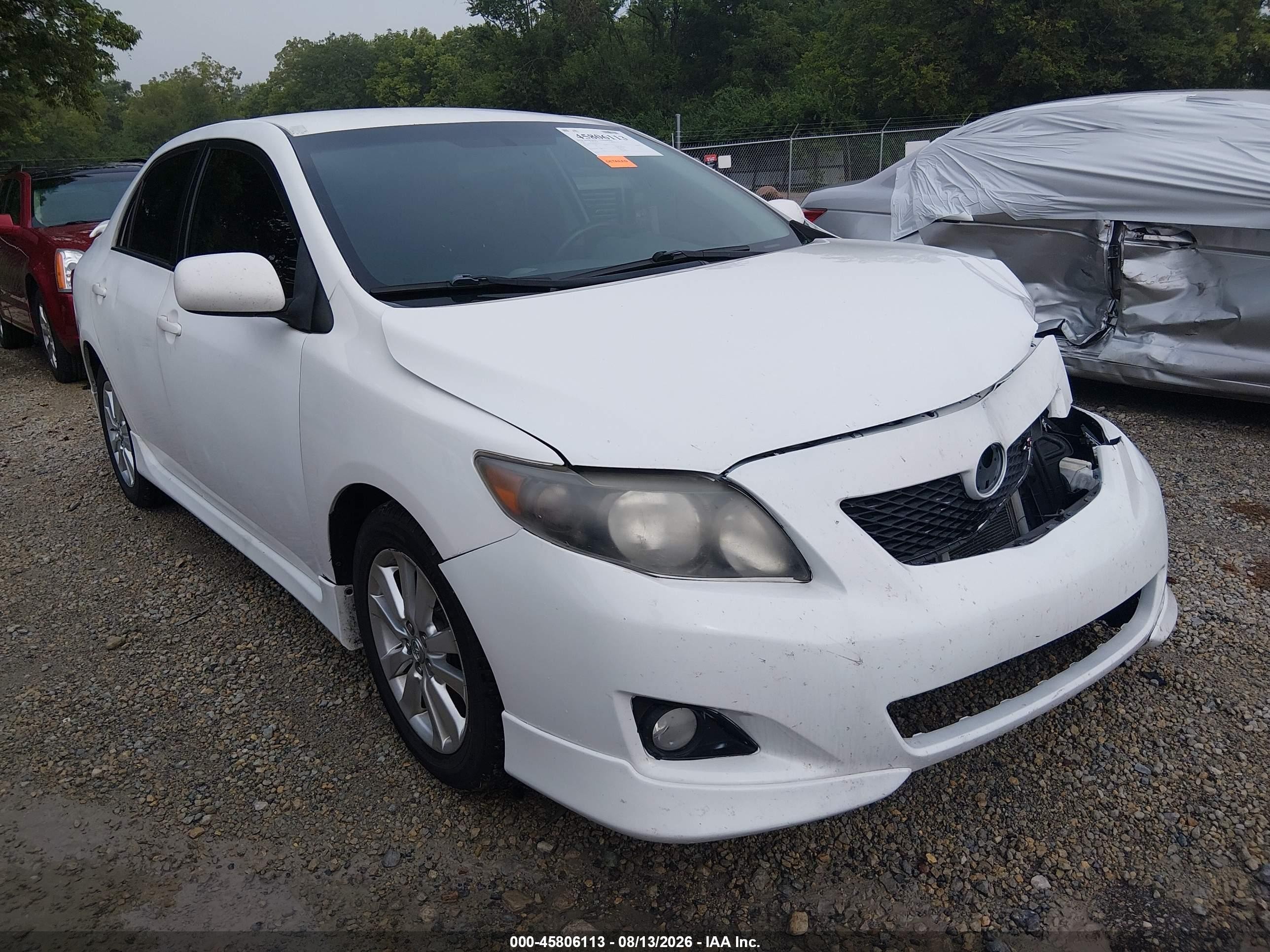 2009 Toyota Corolla S White vin: 1NXBU40E69Z155539