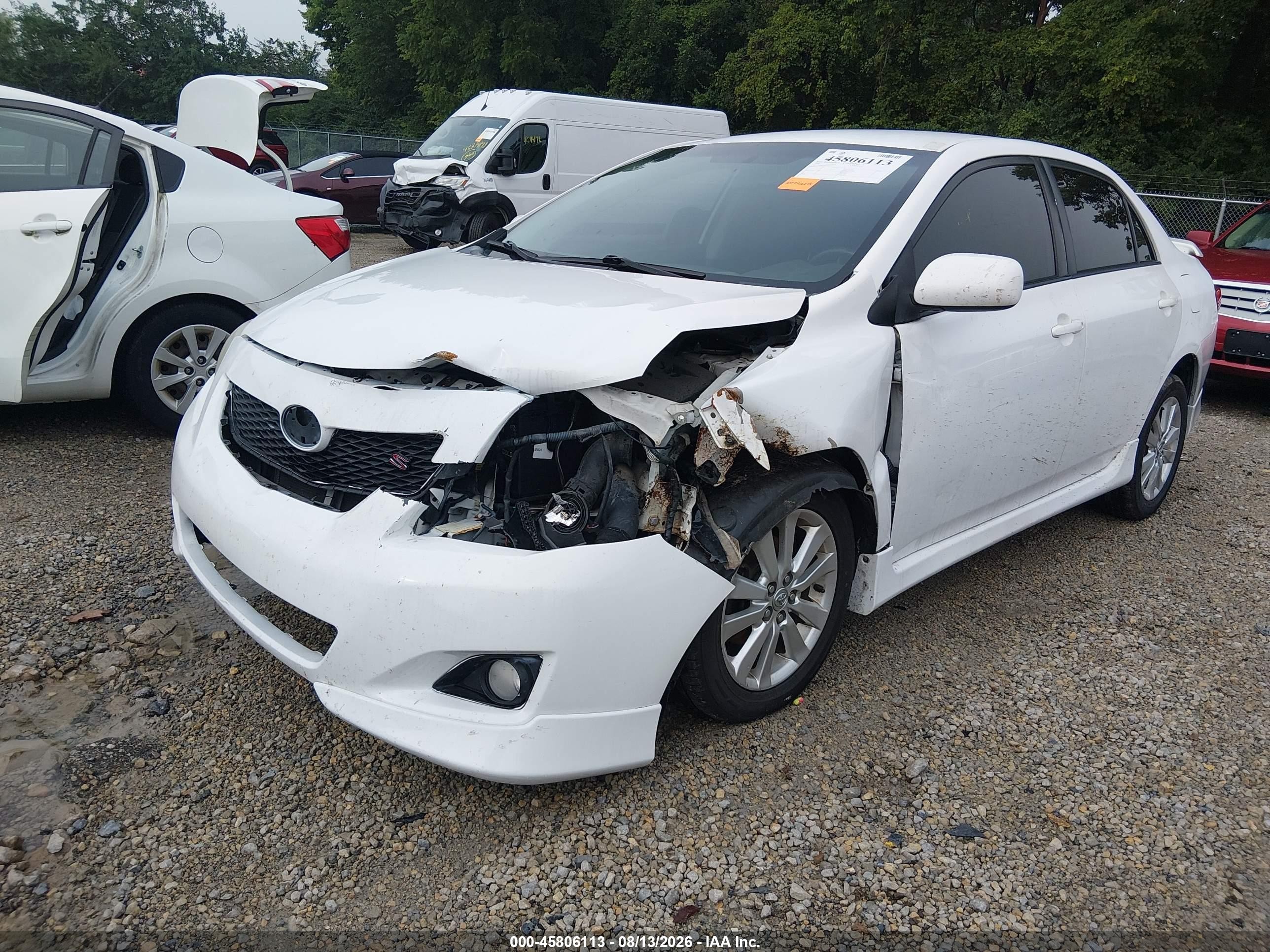 2009 Toyota Corolla S White vin: 1NXBU40E69Z155539