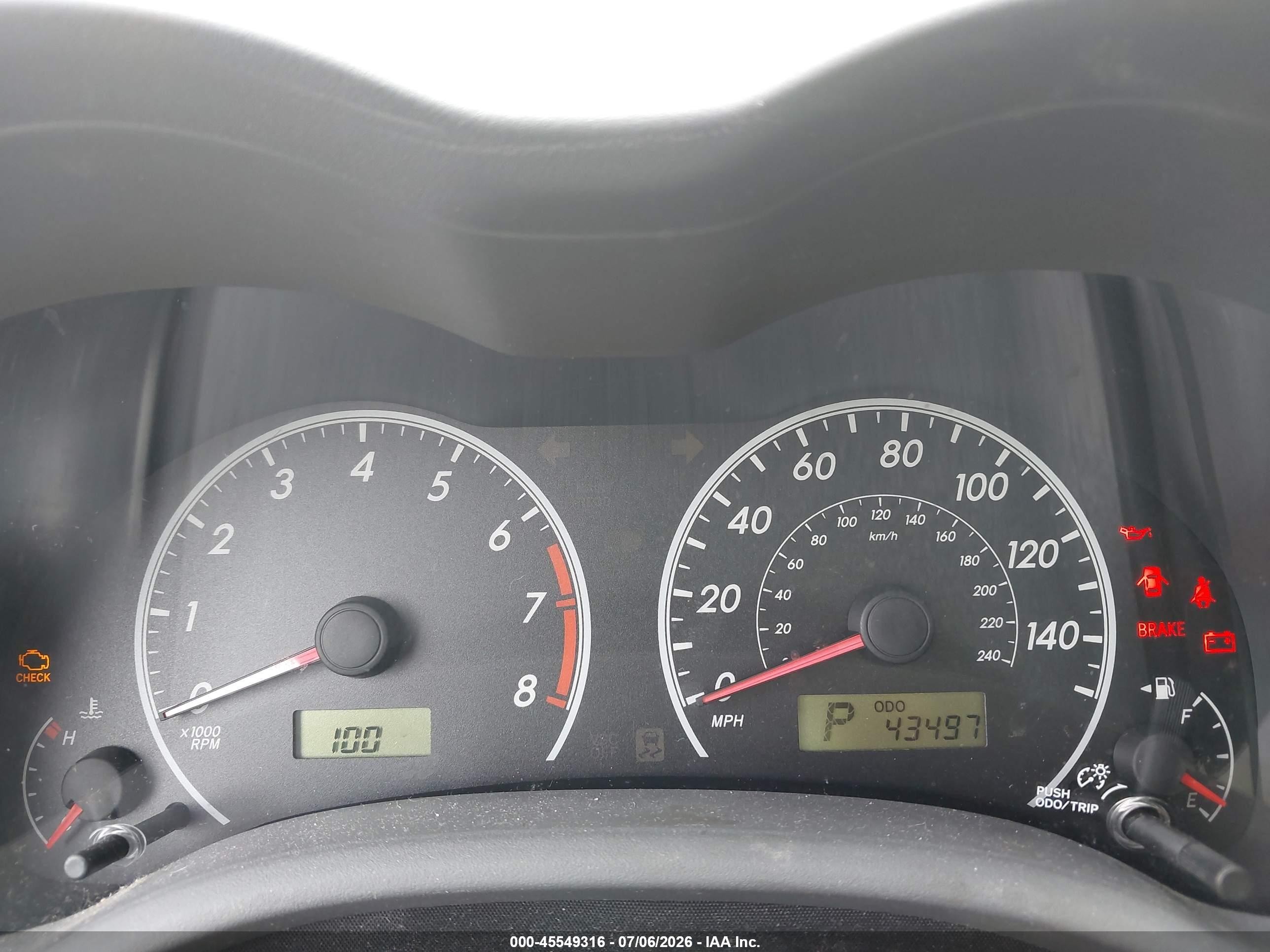 2009 Toyota Corolla Le Синий vin: 1NXBU40E69Z158196