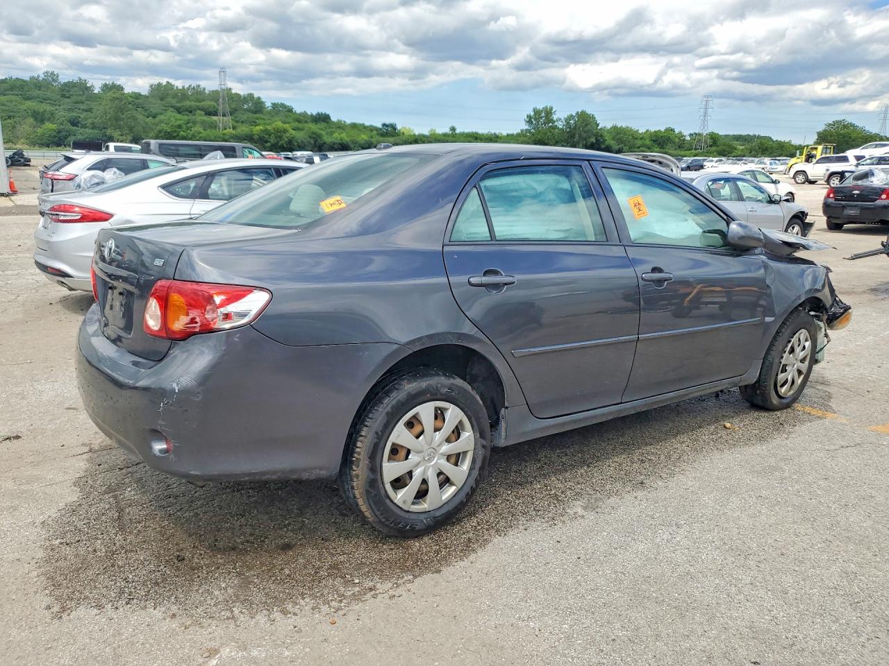 2009 Toyota Corolla Le Gray vin: 1NXBU40E69Z158778