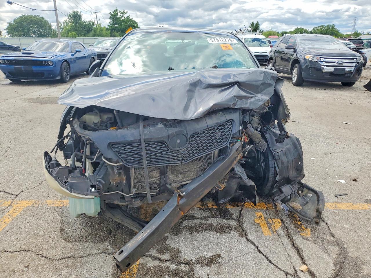 2009 Toyota Corolla Le Gray vin: 1NXBU40E69Z158778