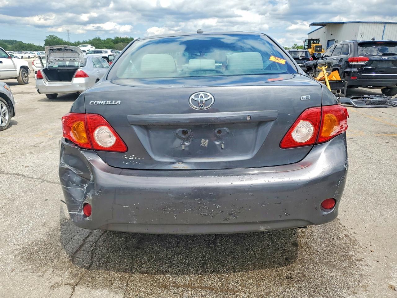 2009 Toyota Corolla Le Gray vin: 1NXBU40E69Z158778