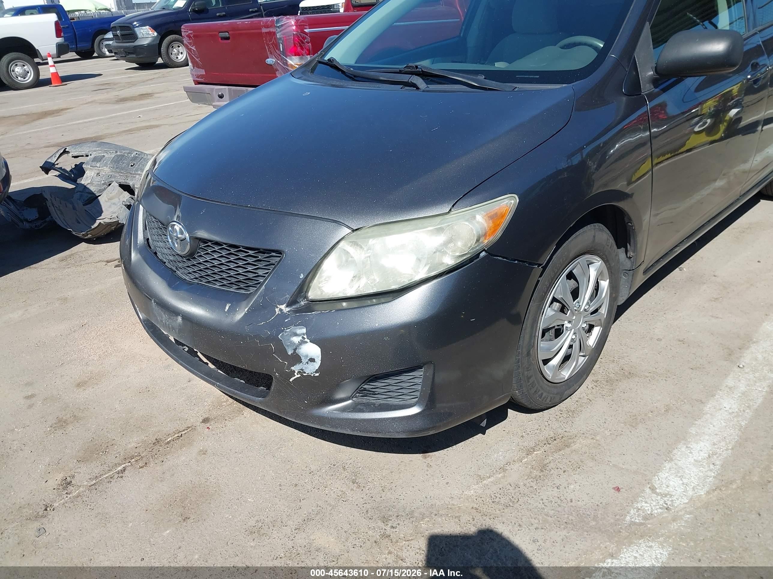 2009 Toyota Corolla Le Gray vin: 1NXBU40E79Z012115