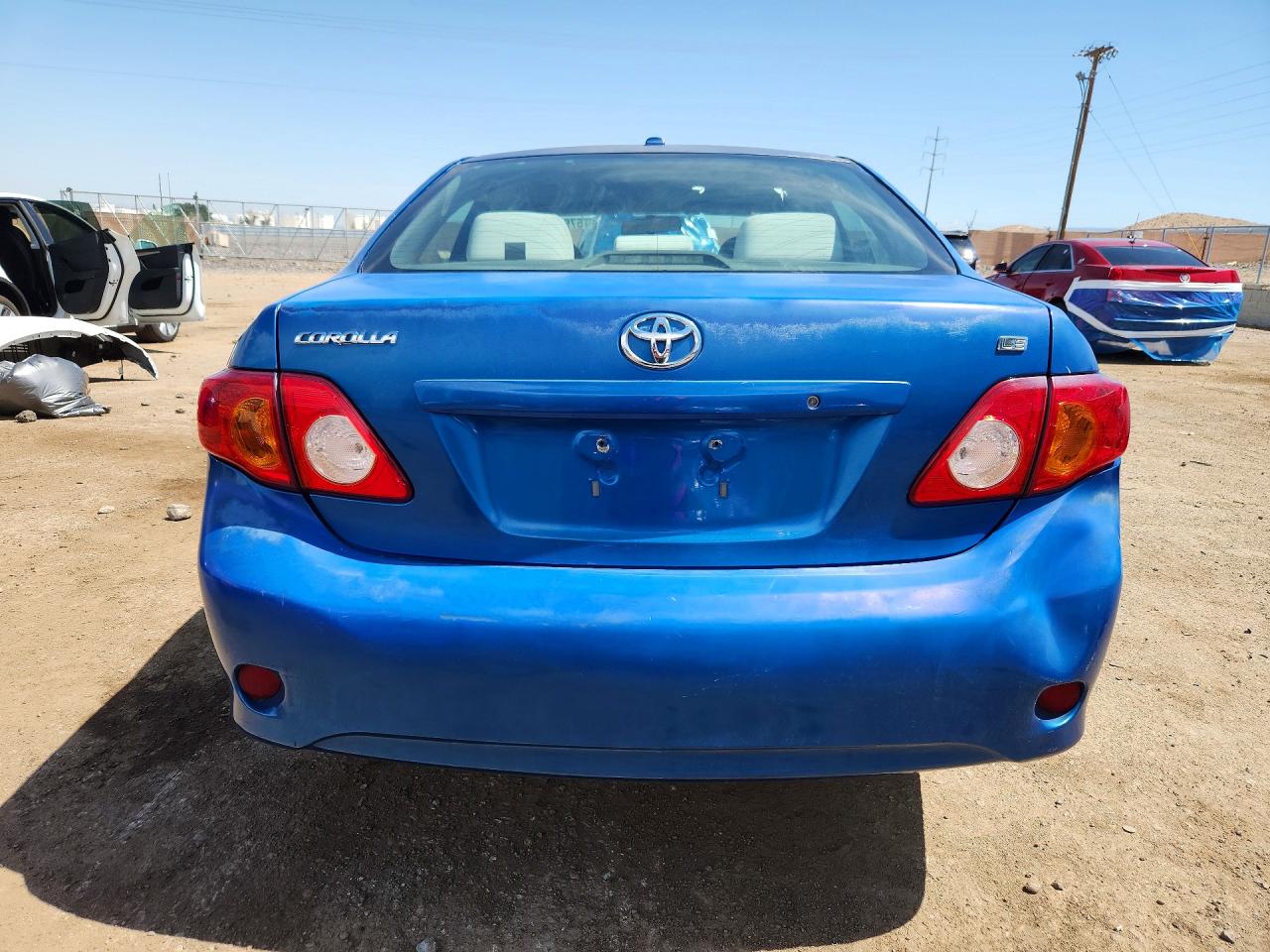 2009 Toyota Corolla Le Blue vin: 1NXBU40E79Z028945
