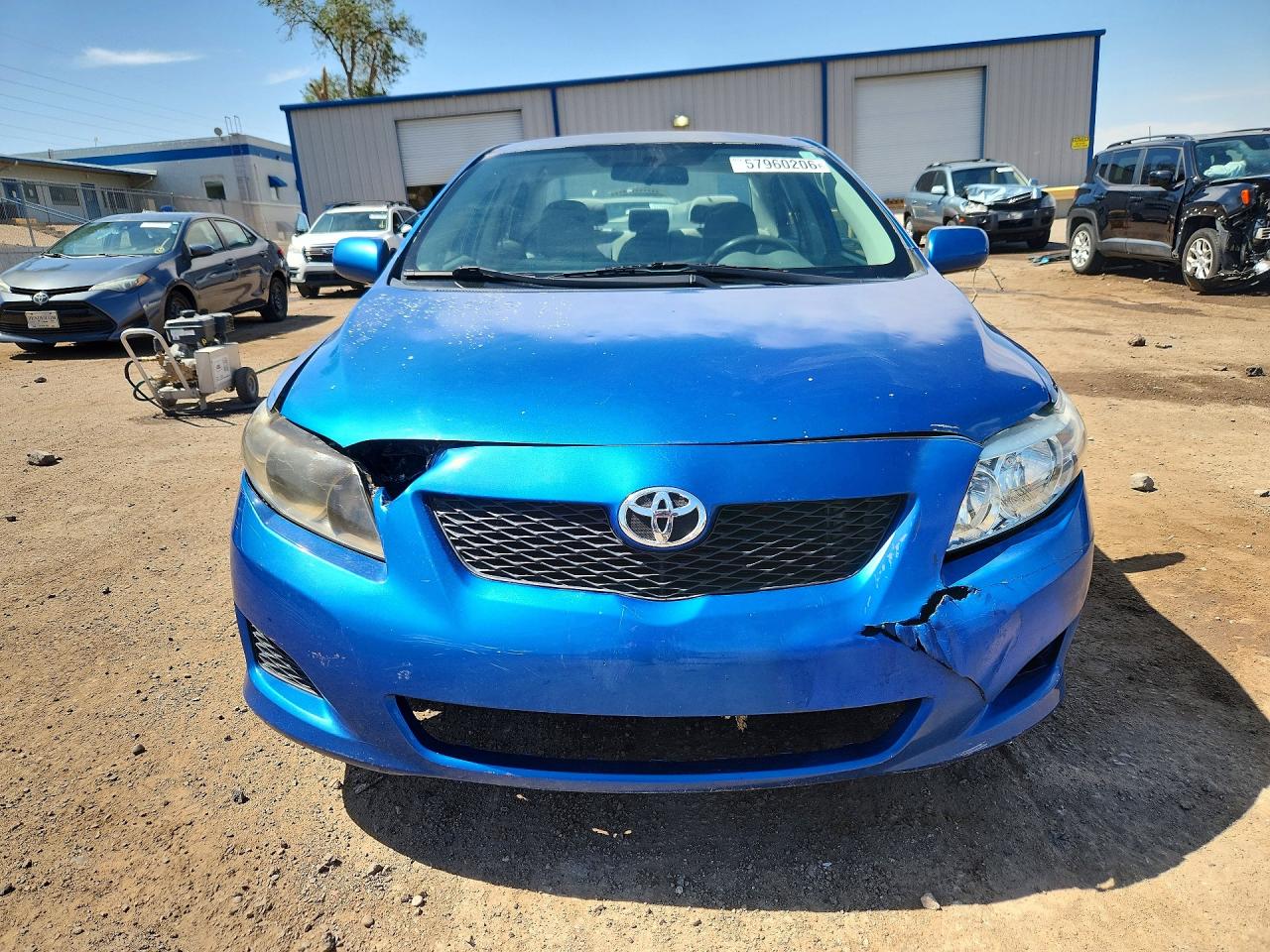 2009 Toyota Corolla Le Blue vin: 1NXBU40E79Z028945