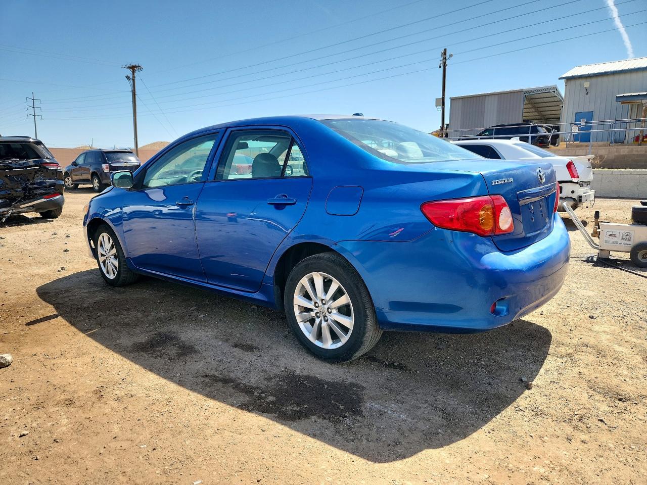 2009 Toyota Corolla Le Blue vin: 1NXBU40E79Z028945