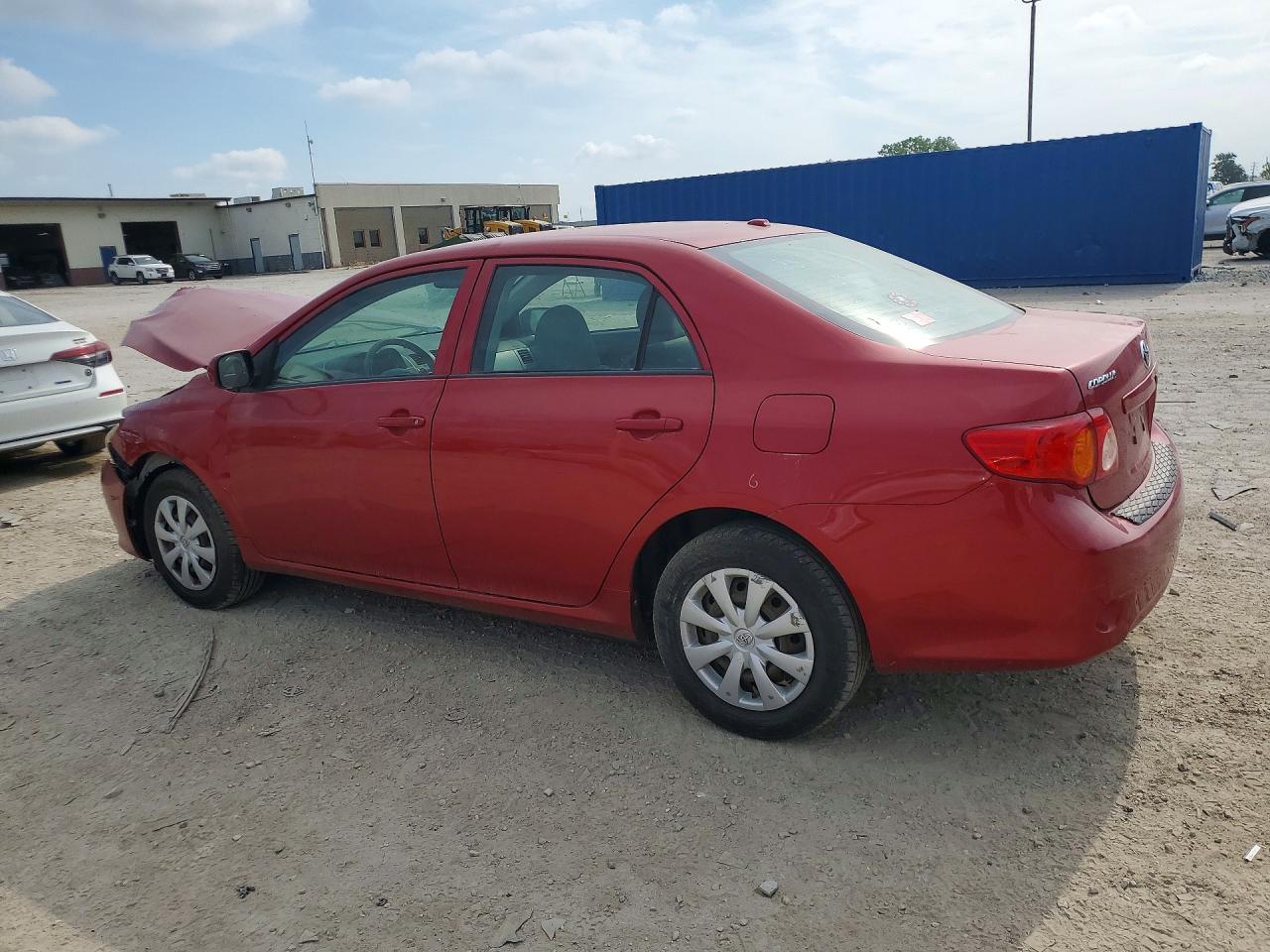 2009 Toyota Corolla Le Red vin: 1NXBU40E79Z034874