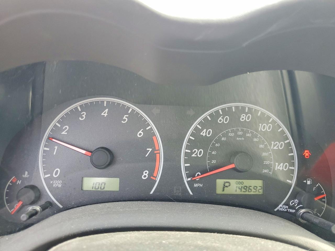 2009 Toyota Corolla Le Red vin: 1NXBU40E79Z034874