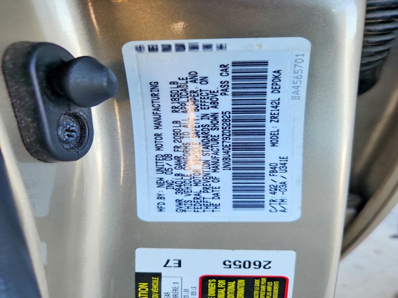 2009 Toyota Corolla Le Silver vin: 1NXBU40E79Z052825