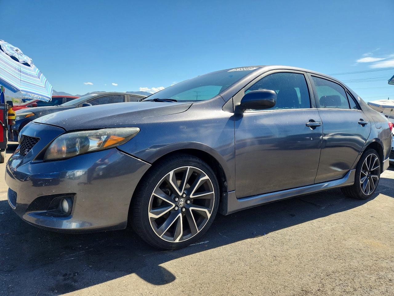 2009 Toyota Corolla S Gray vin: 1NXBU40E79Z070547