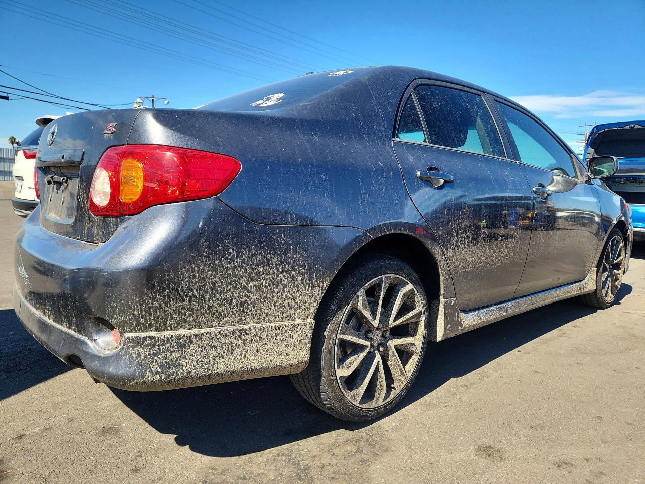 2009 Toyota Corolla S Gray vin: 1NXBU40E79Z070547