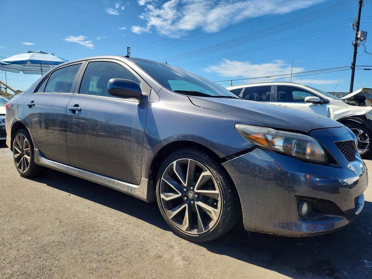 2009 Toyota Corolla S Gray vin: 1NXBU40E79Z070547