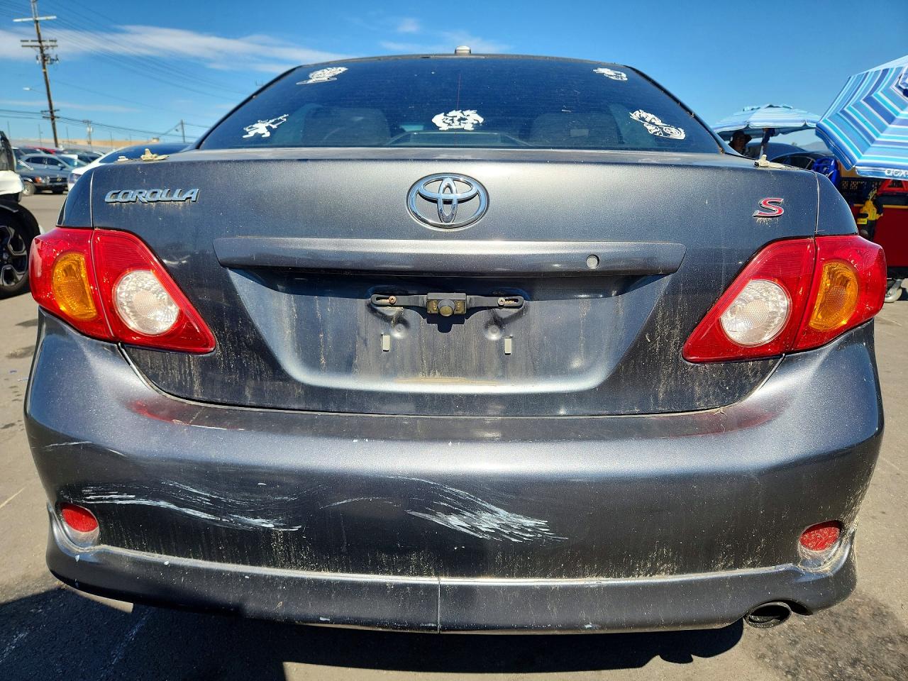 2009 Toyota Corolla S Gray vin: 1NXBU40E79Z070547