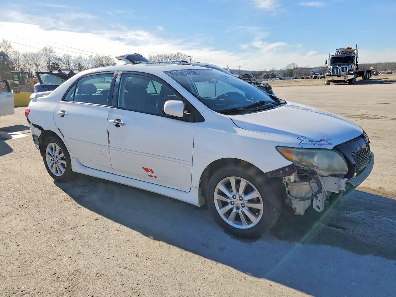 2009 Toyota Corolla Base Белый vin: 1NXBU40E79Z085825