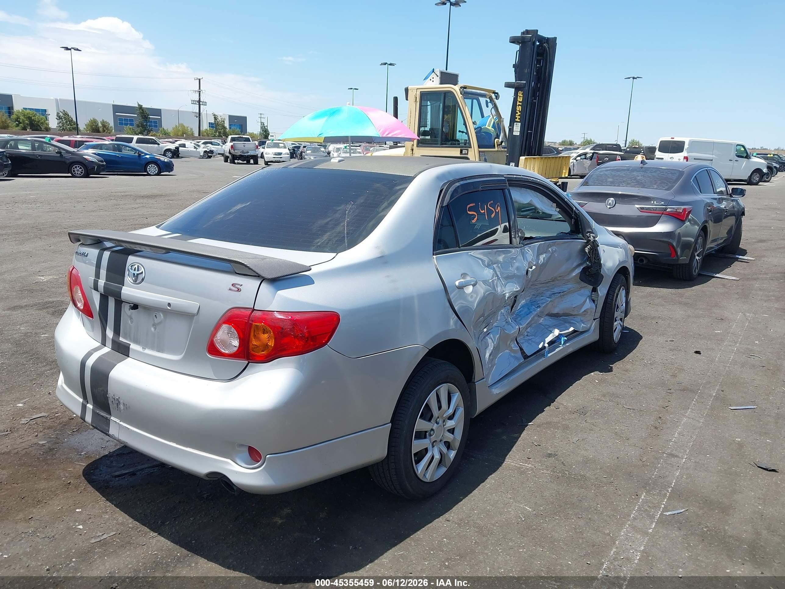 2009 Toyota Corolla S Silver vin: 1NXBU40E79Z092905