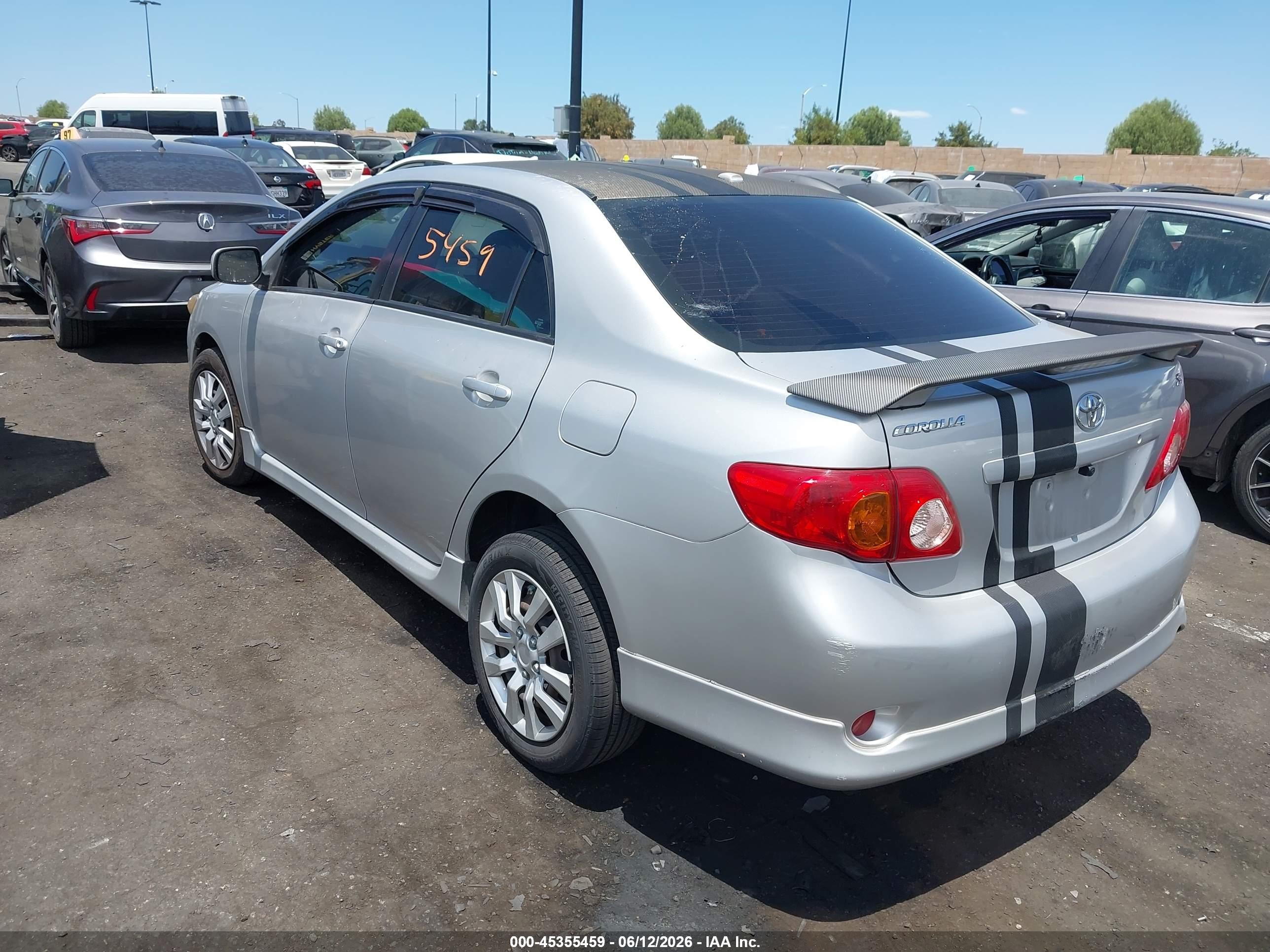 2009 Toyota Corolla S Silver vin: 1NXBU40E79Z092905