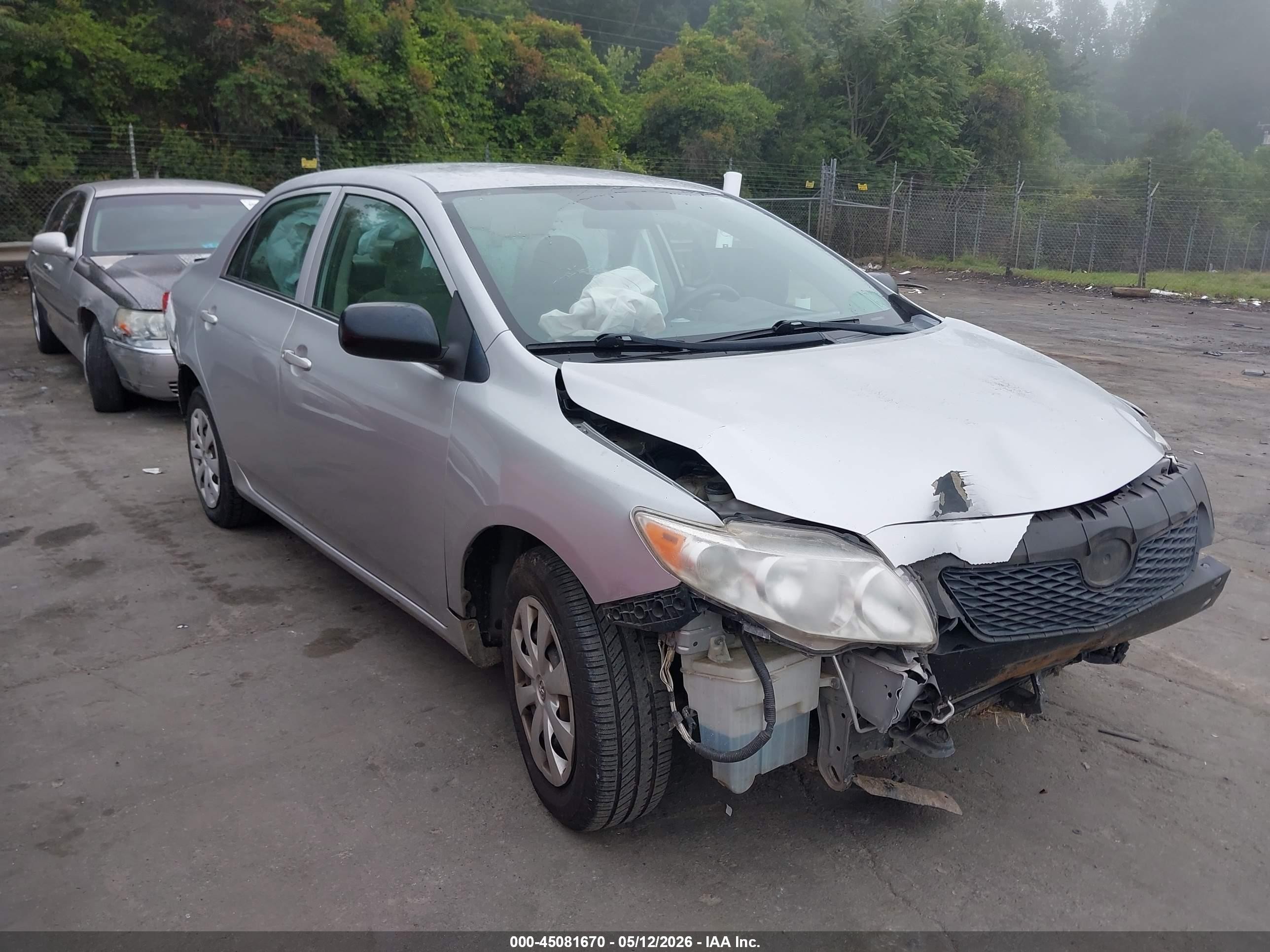 2009 Toyota Corolla   Серебряный vin: 1NXBU40E79Z096050