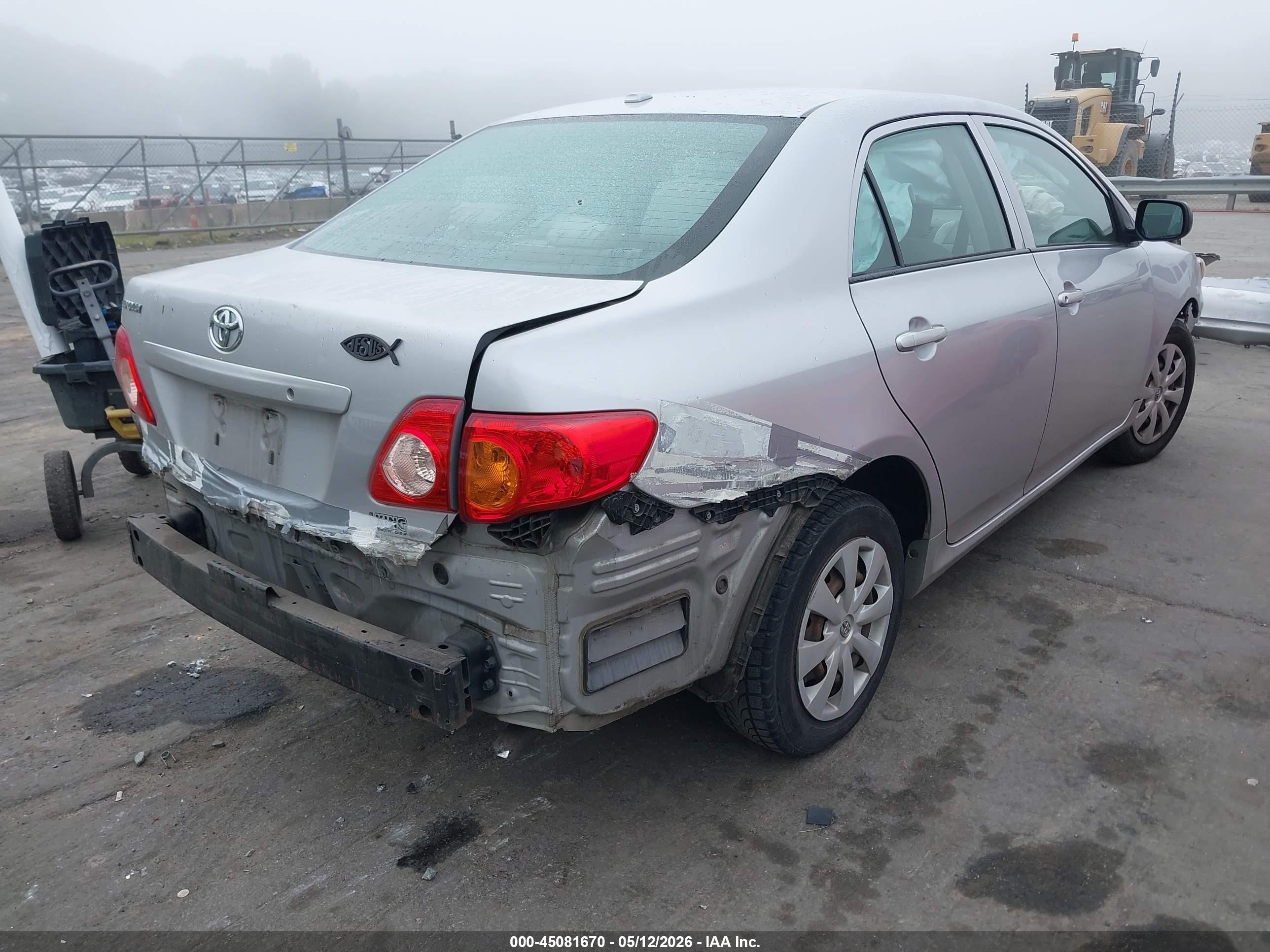 2009 Toyota Corolla   Серебряный vin: 1NXBU40E79Z096050