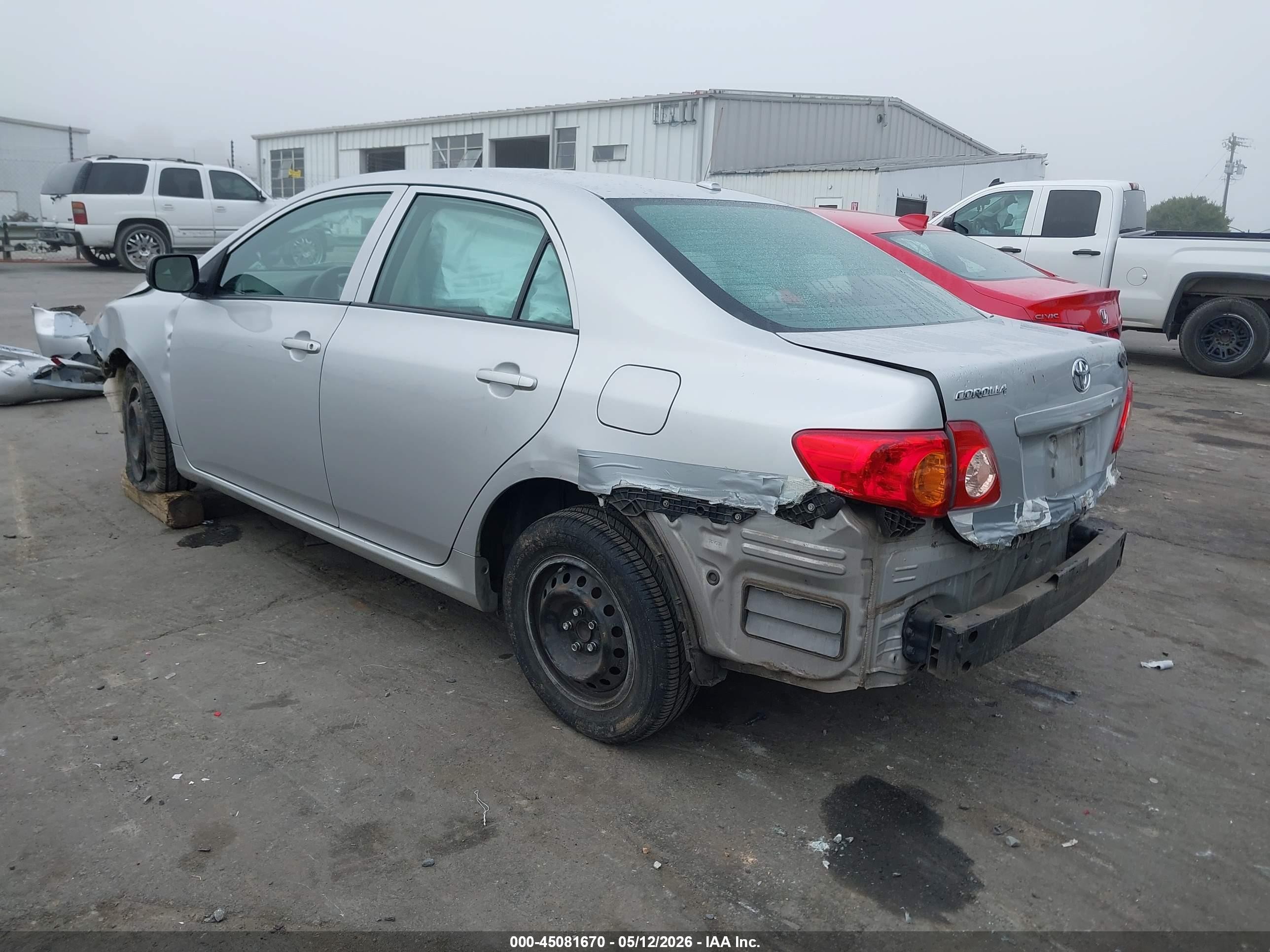 2009 Toyota Corolla   Серебряный vin: 1NXBU40E79Z096050
