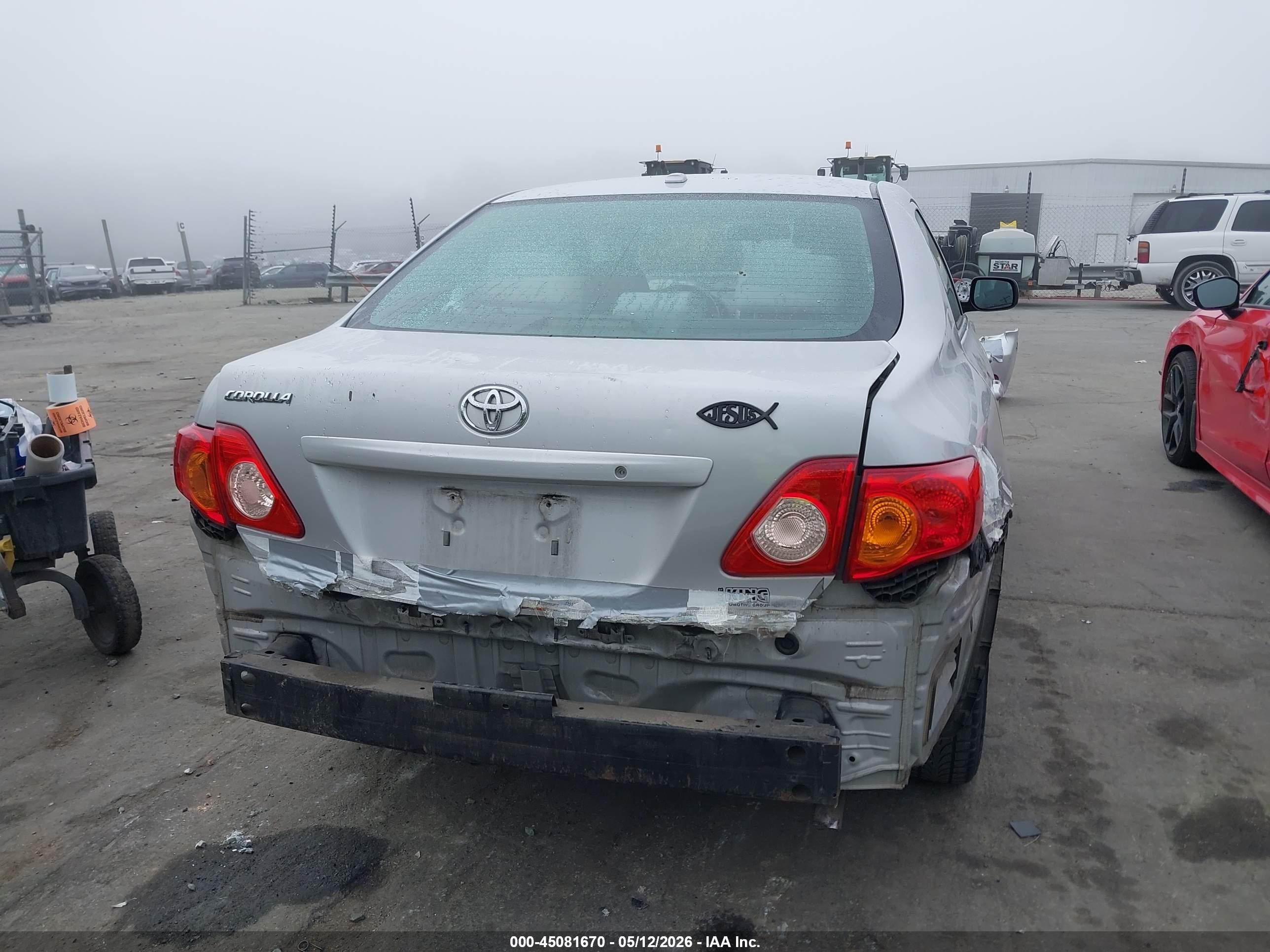 2009 Toyota Corolla   Серебряный vin: 1NXBU40E79Z096050