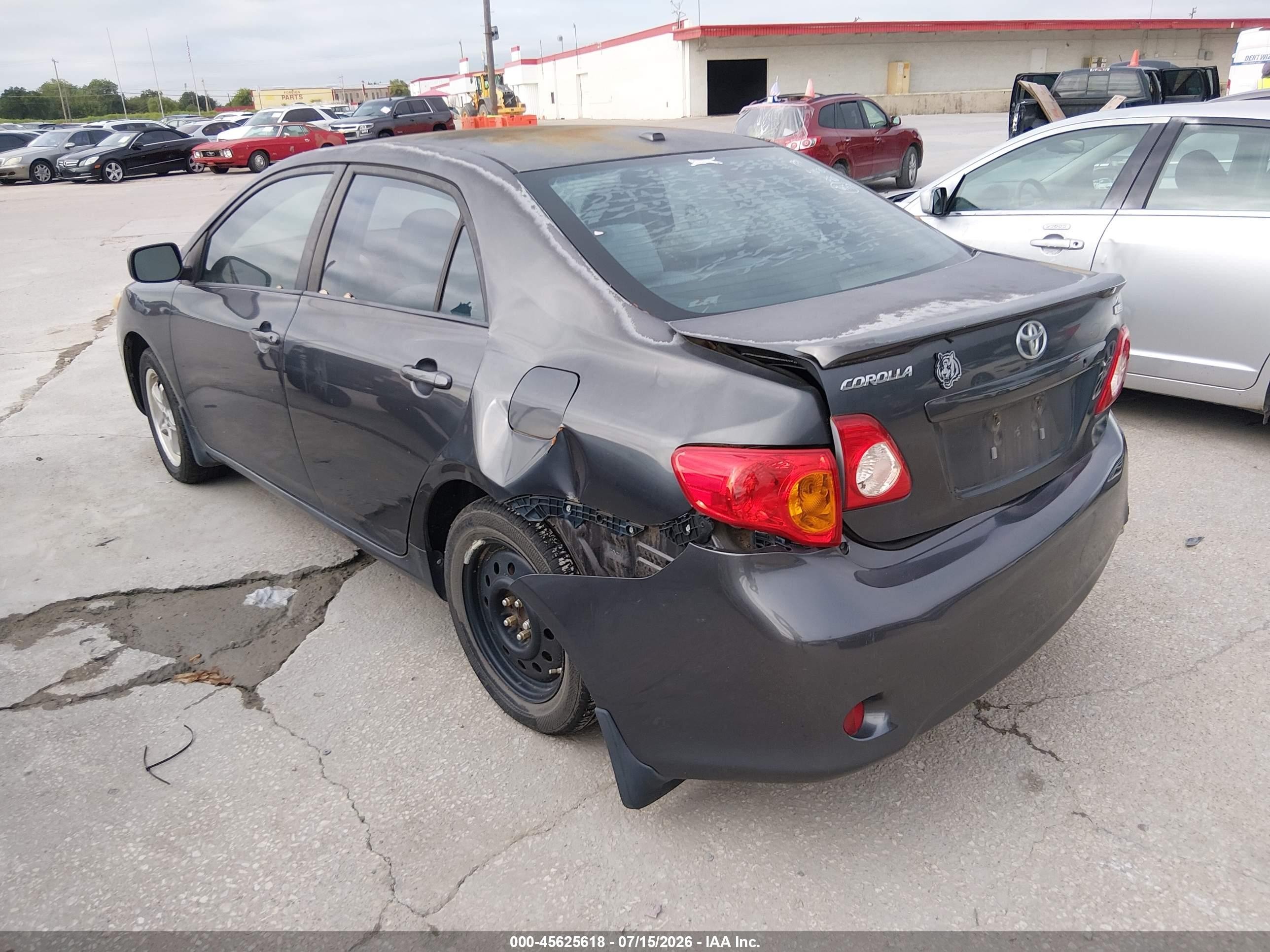 2009 Toyota Corolla Xle Gray vin: 1NXBU40E79Z099689