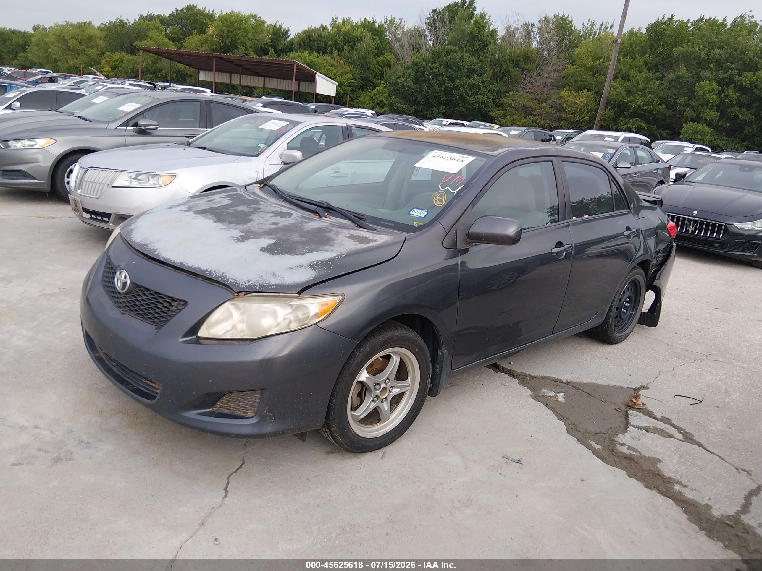 2009 Toyota Corolla Xle Gray vin: 1NXBU40E79Z099689