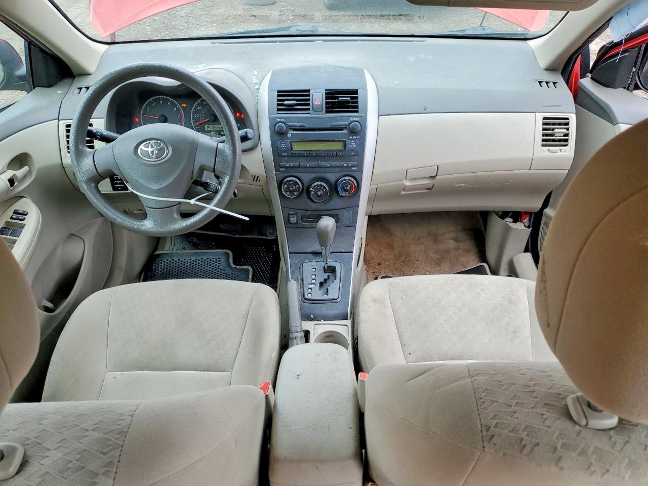 2009 Toyota Corolla Le Red vin: 1NXBU40E79Z103658