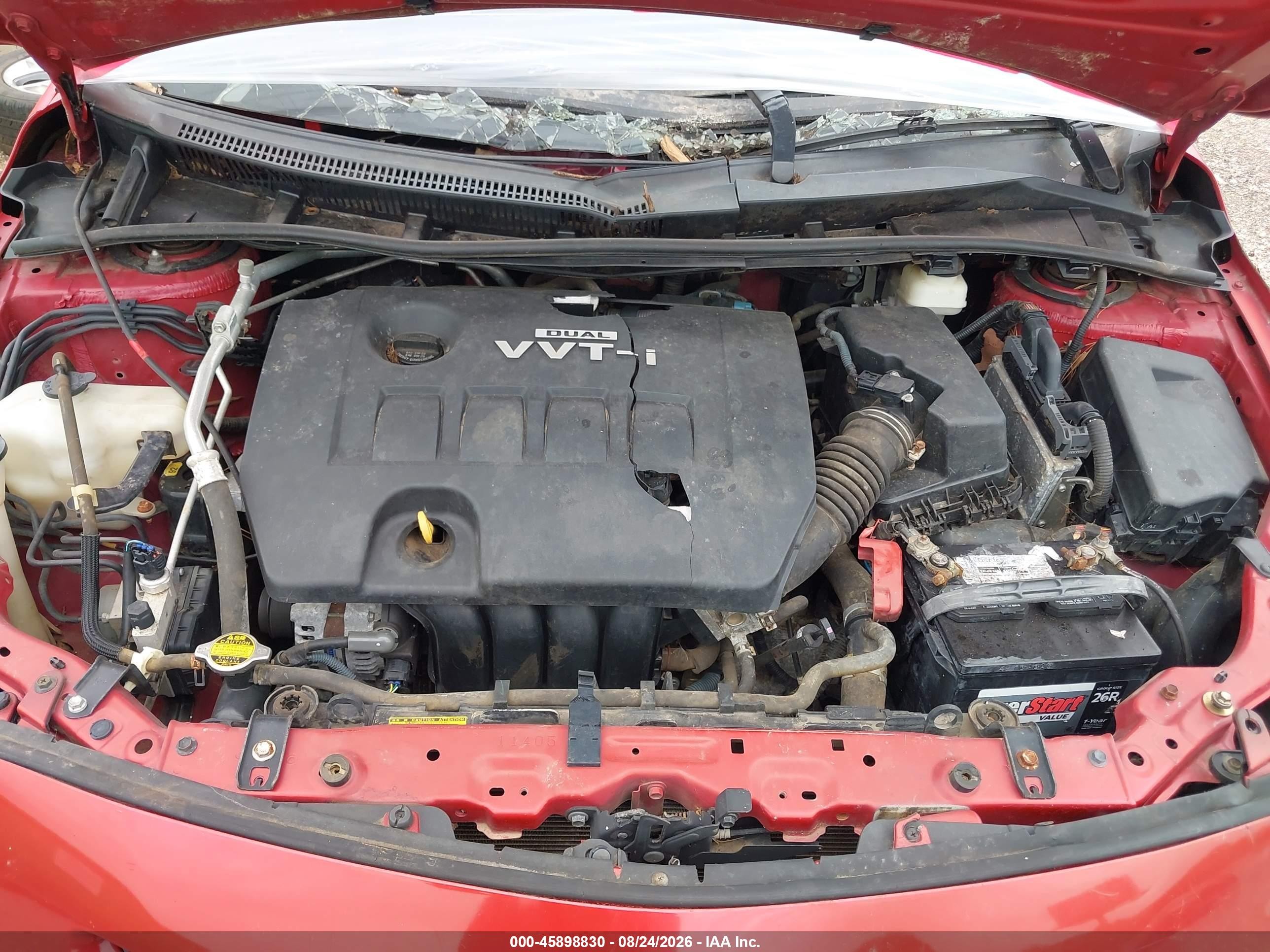 2009 Toyota Corolla S Red vin: 1NXBU40E79Z109251