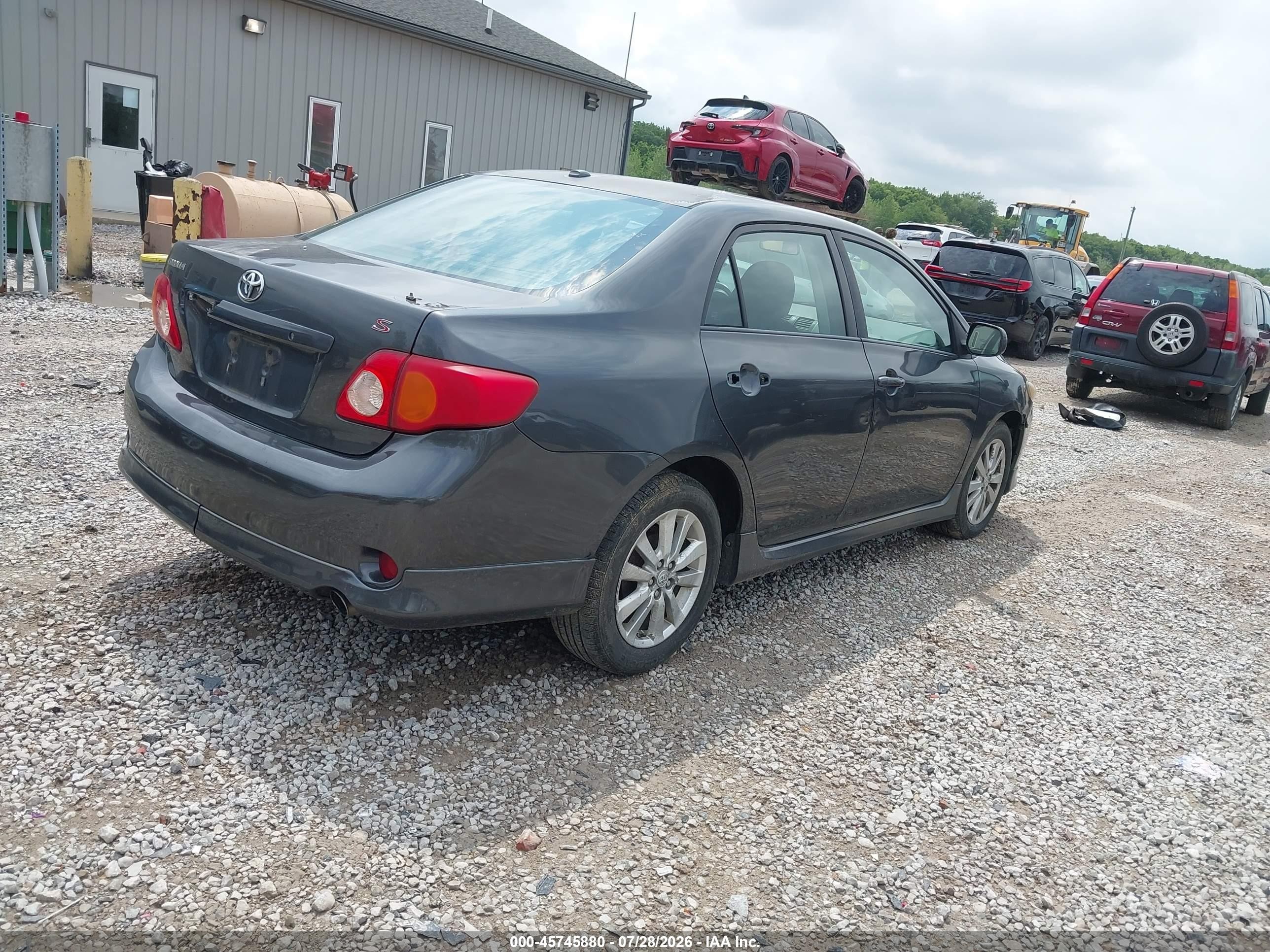 2009 Toyota Corolla S Gray vin: 1NXBU40E79Z131928