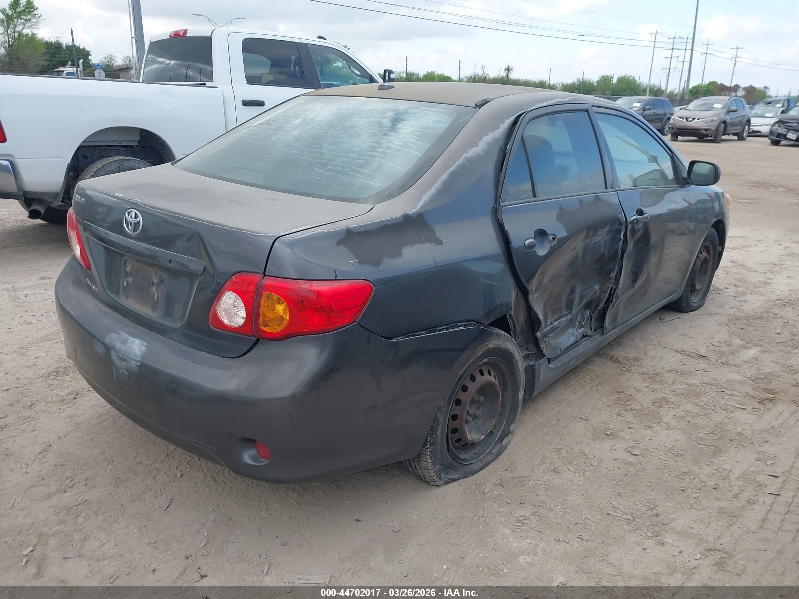 2009 Toyota Corolla   Gray vin: 1NXBU40E79Z143352