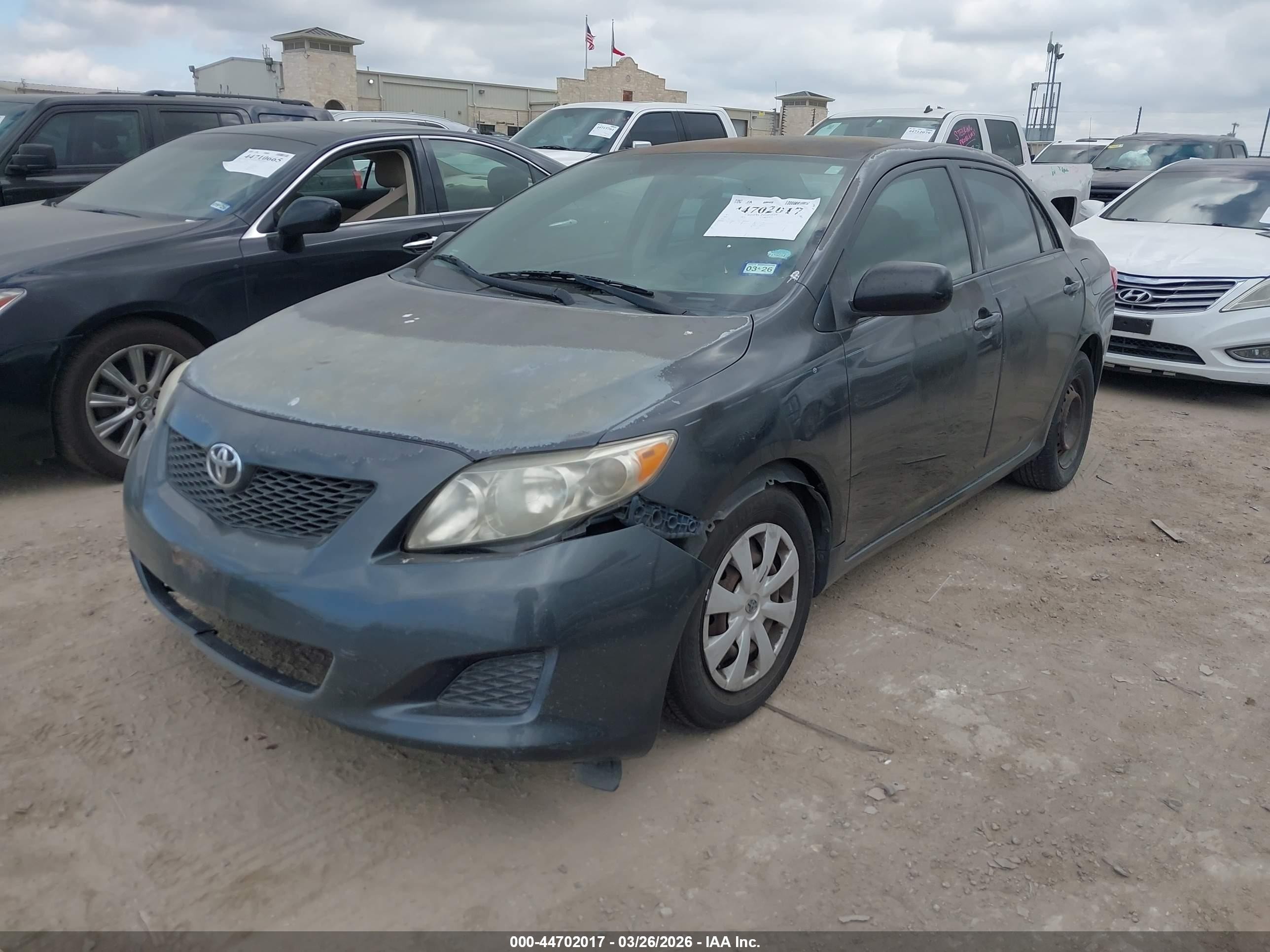 2009 Toyota Corolla   Gray vin: 1NXBU40E79Z143352
