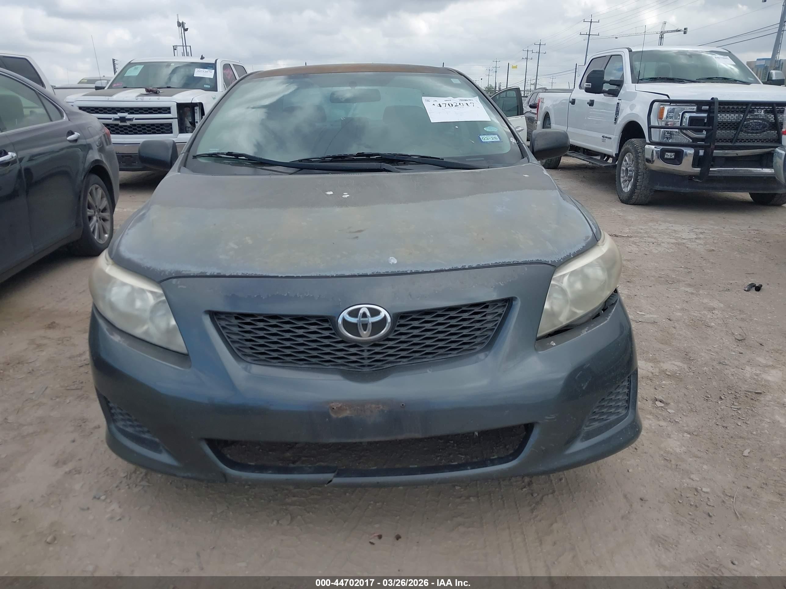 2009 Toyota Corolla   Gray vin: 1NXBU40E79Z143352