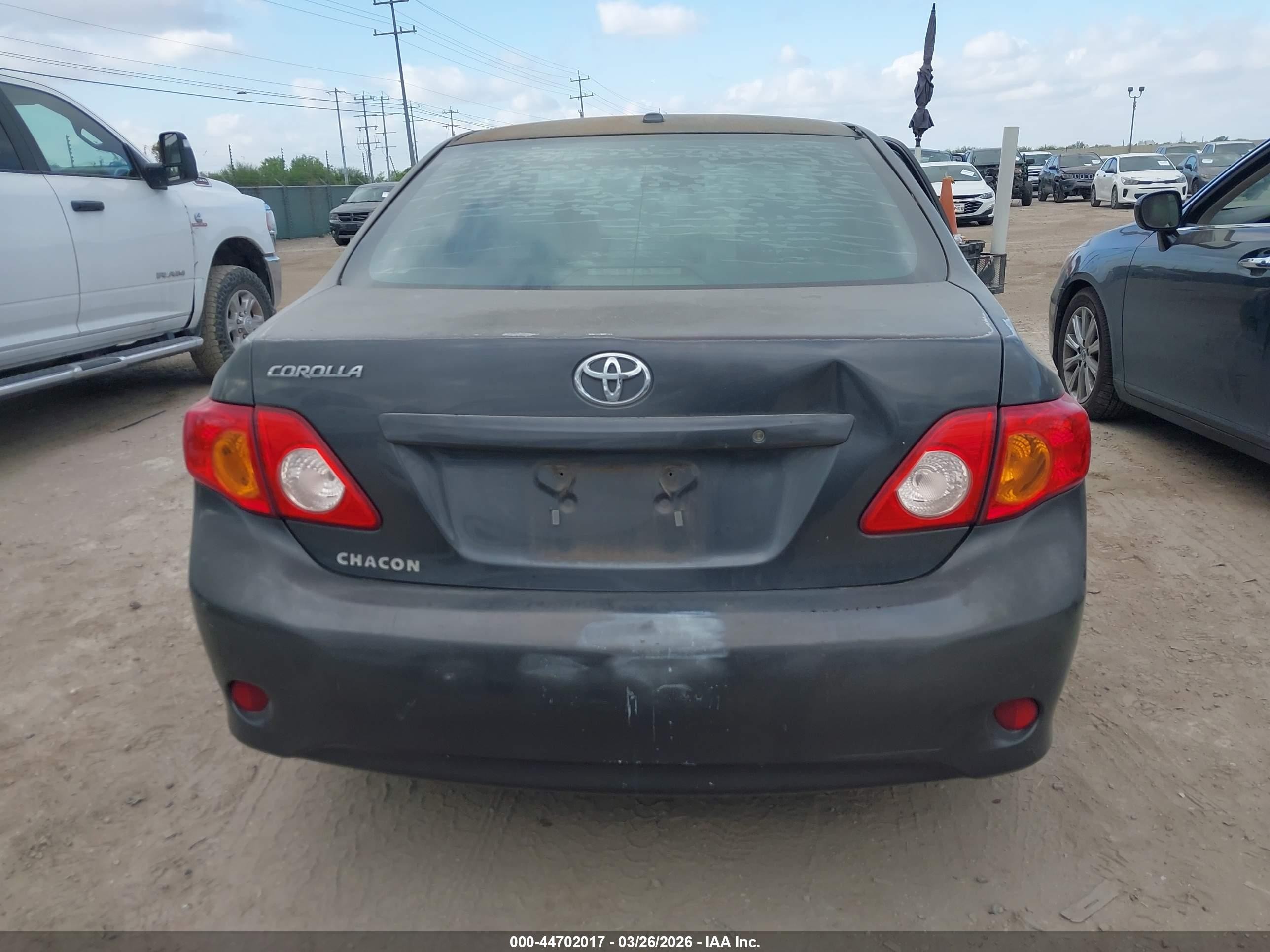 2009 Toyota Corolla   Gray vin: 1NXBU40E79Z143352
