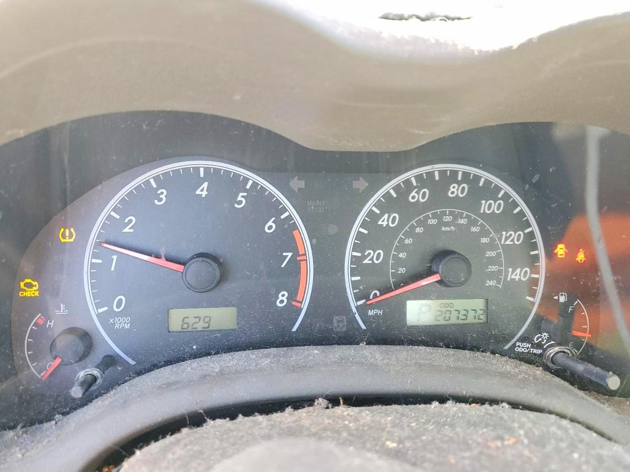 2009 Toyota Corolla Le Red vin: 1NXBU40E79Z158630
