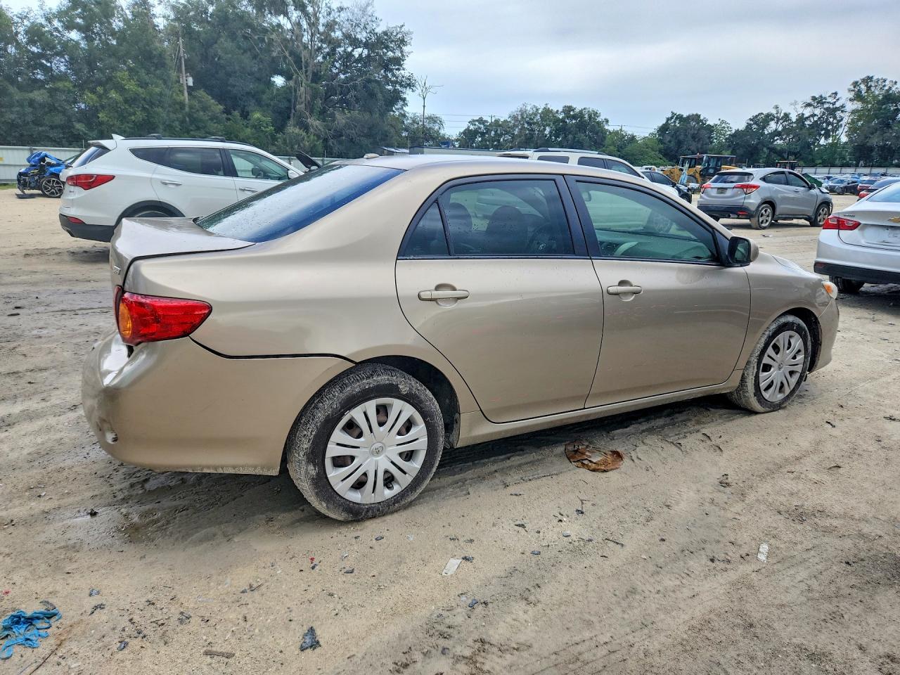 2009 Toyota Corolla Xle Бежевый vin: 1NXBU40E89Z005688