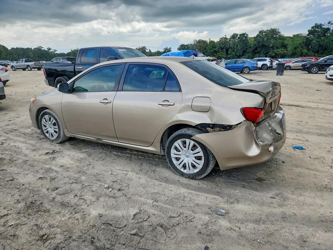 2009 Toyota Corolla Xle Бежевый vin: 1NXBU40E89Z005688