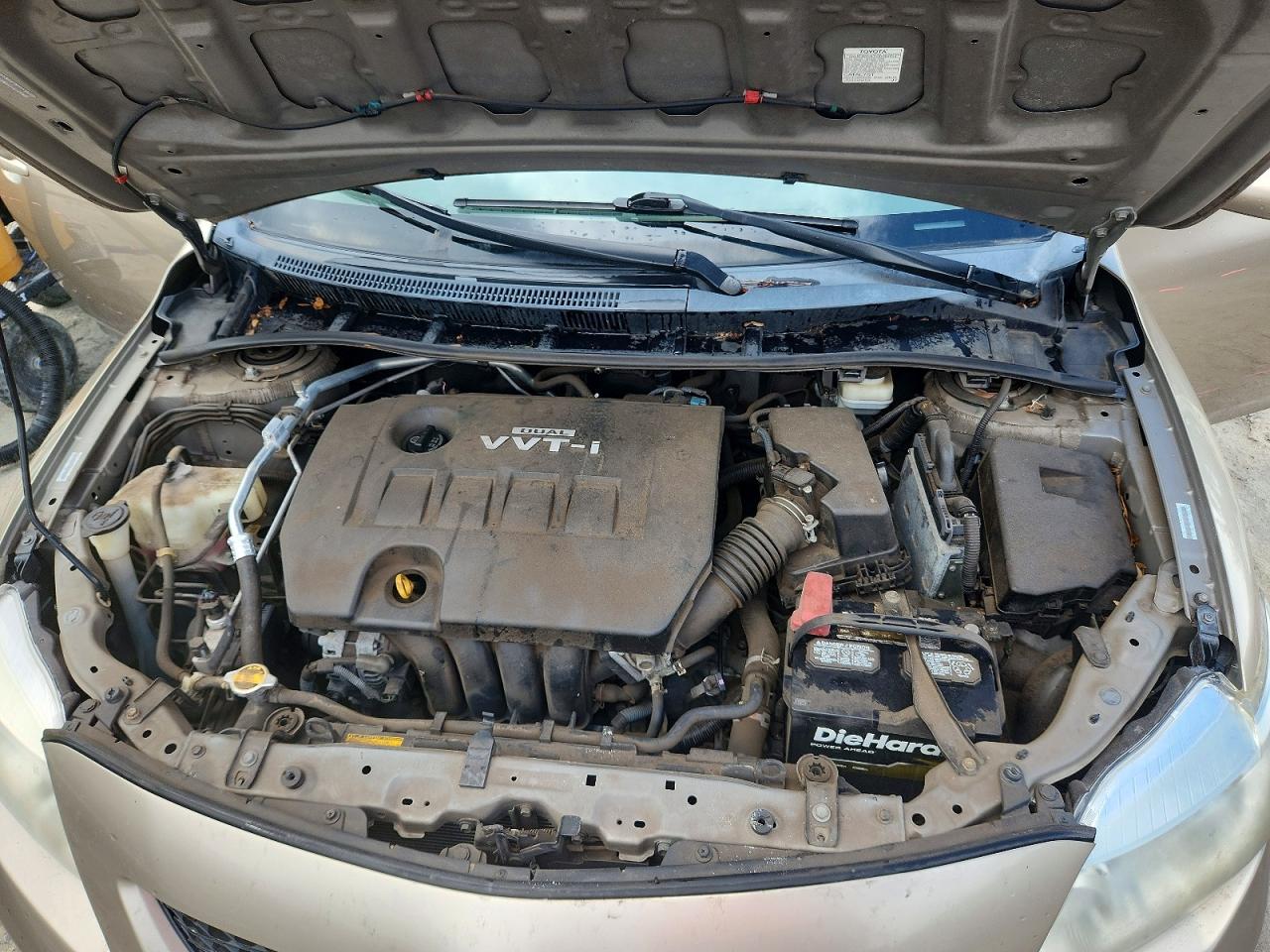 2009 Toyota Corolla Xle Бежевый vin: 1NXBU40E89Z005688