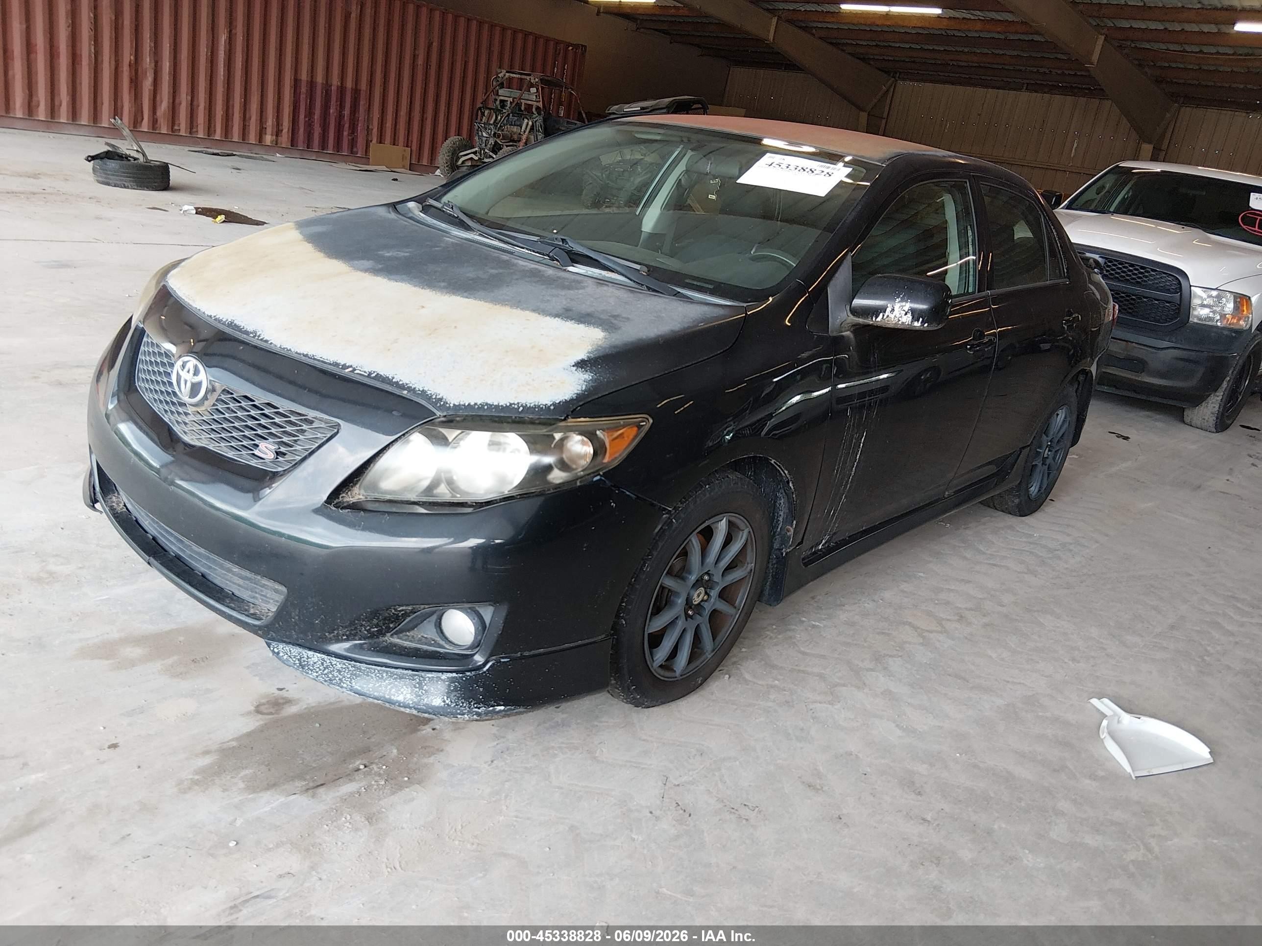 2009 Toyota Corolla S Черный vin: 1NXBU40E89Z013547
