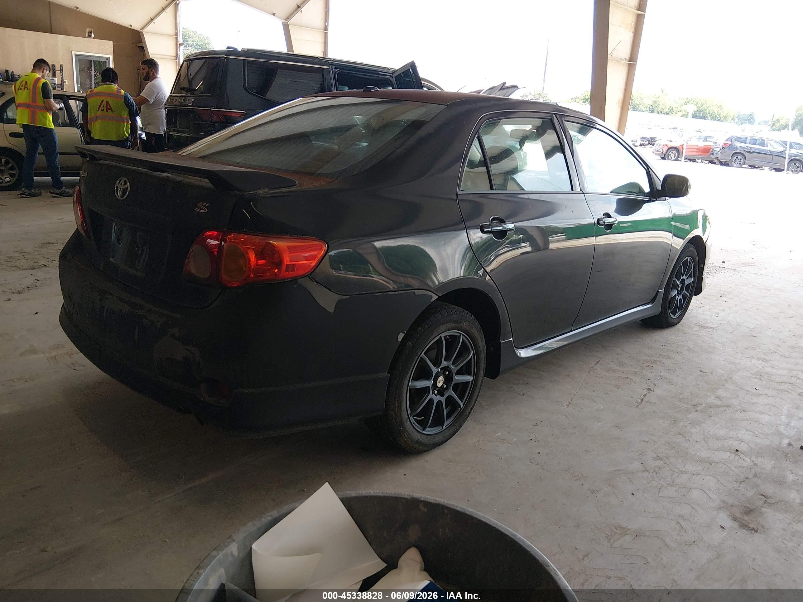 2009 Toyota Corolla S Черный vin: 1NXBU40E89Z013547