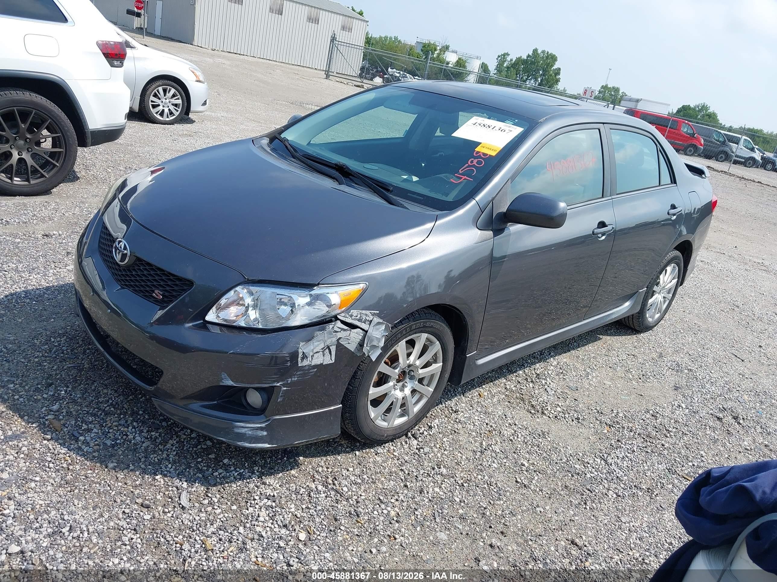 2009 Toyota Corolla S Gray vin: 1NXBU40E89Z025567