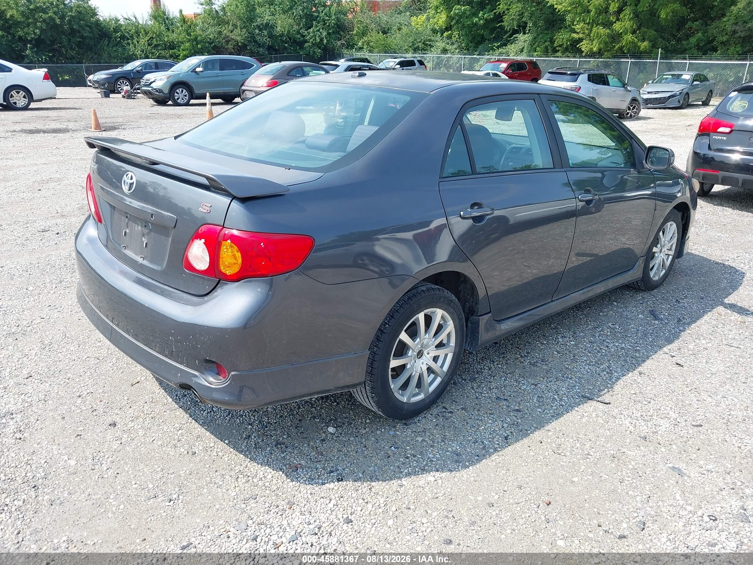 2009 Toyota Corolla S Gray vin: 1NXBU40E89Z025567