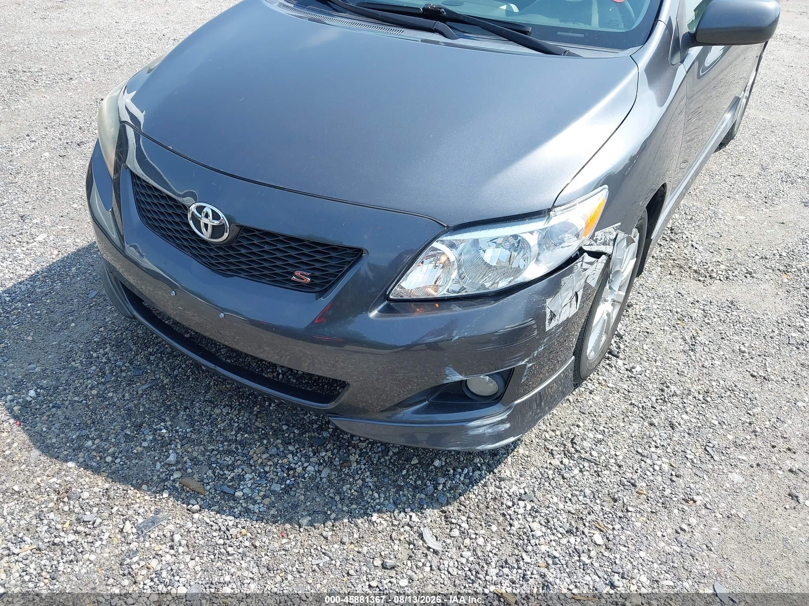 2009 Toyota Corolla S Gray vin: 1NXBU40E89Z025567