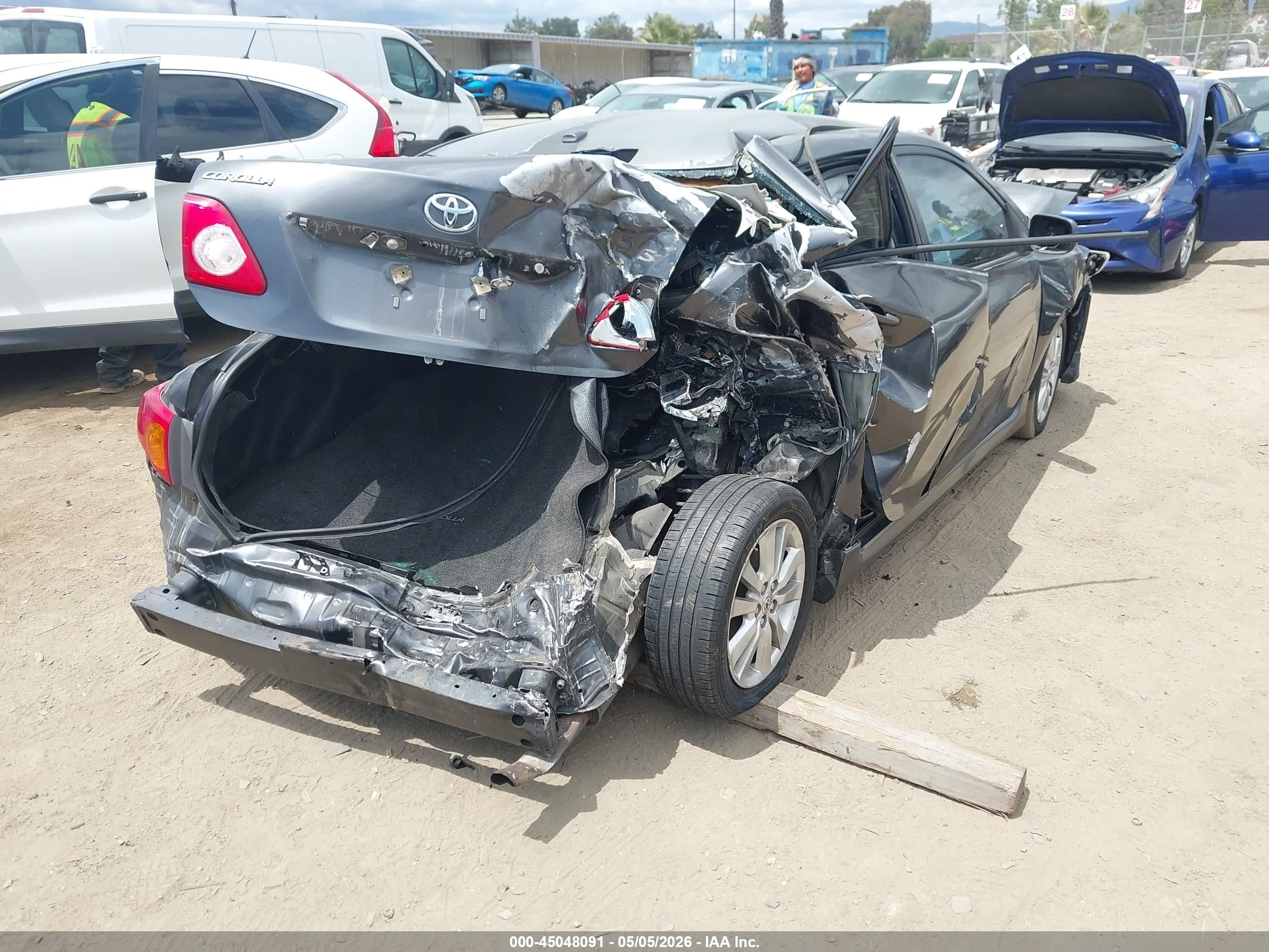 2009 Toyota Corolla S Серый vin: 1NXBU40E89Z029876