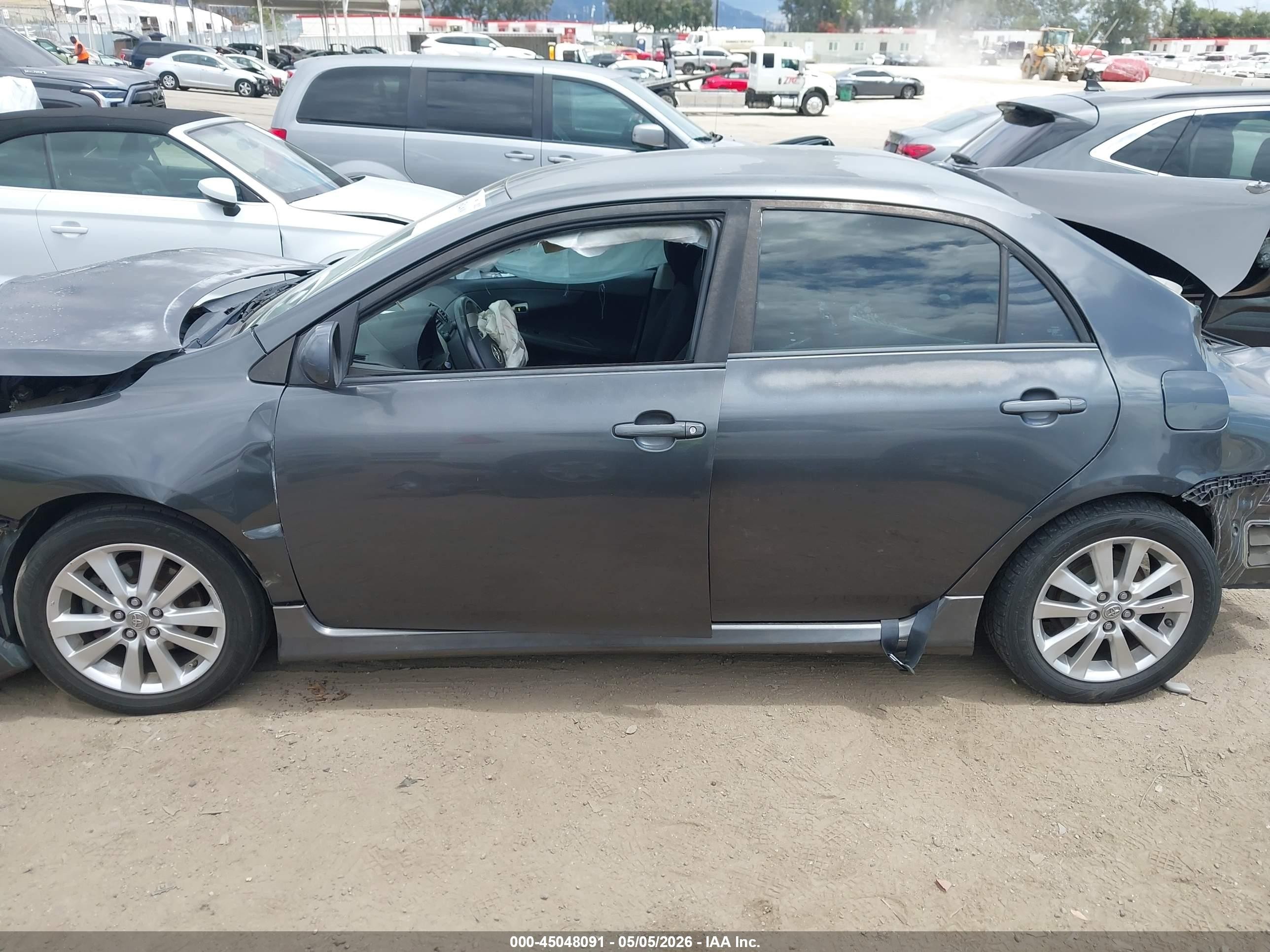 2009 Toyota Corolla S Серый vin: 1NXBU40E89Z029876