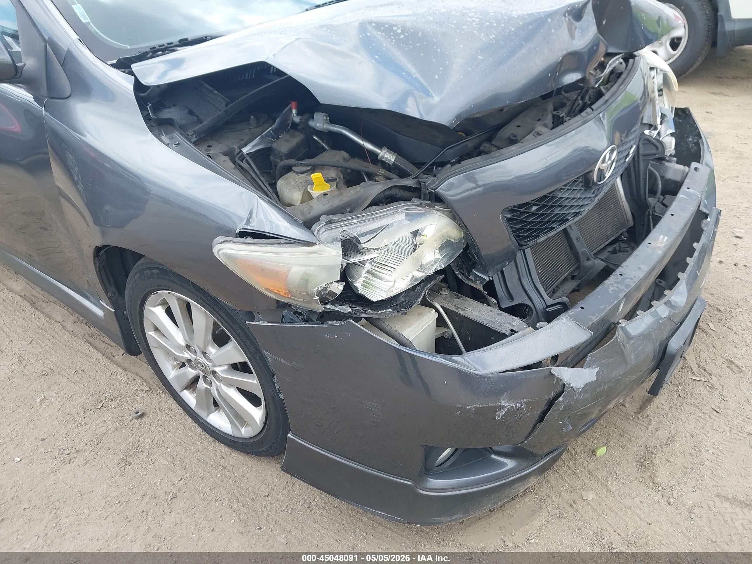 2009 Toyota Corolla S Серый vin: 1NXBU40E89Z029876