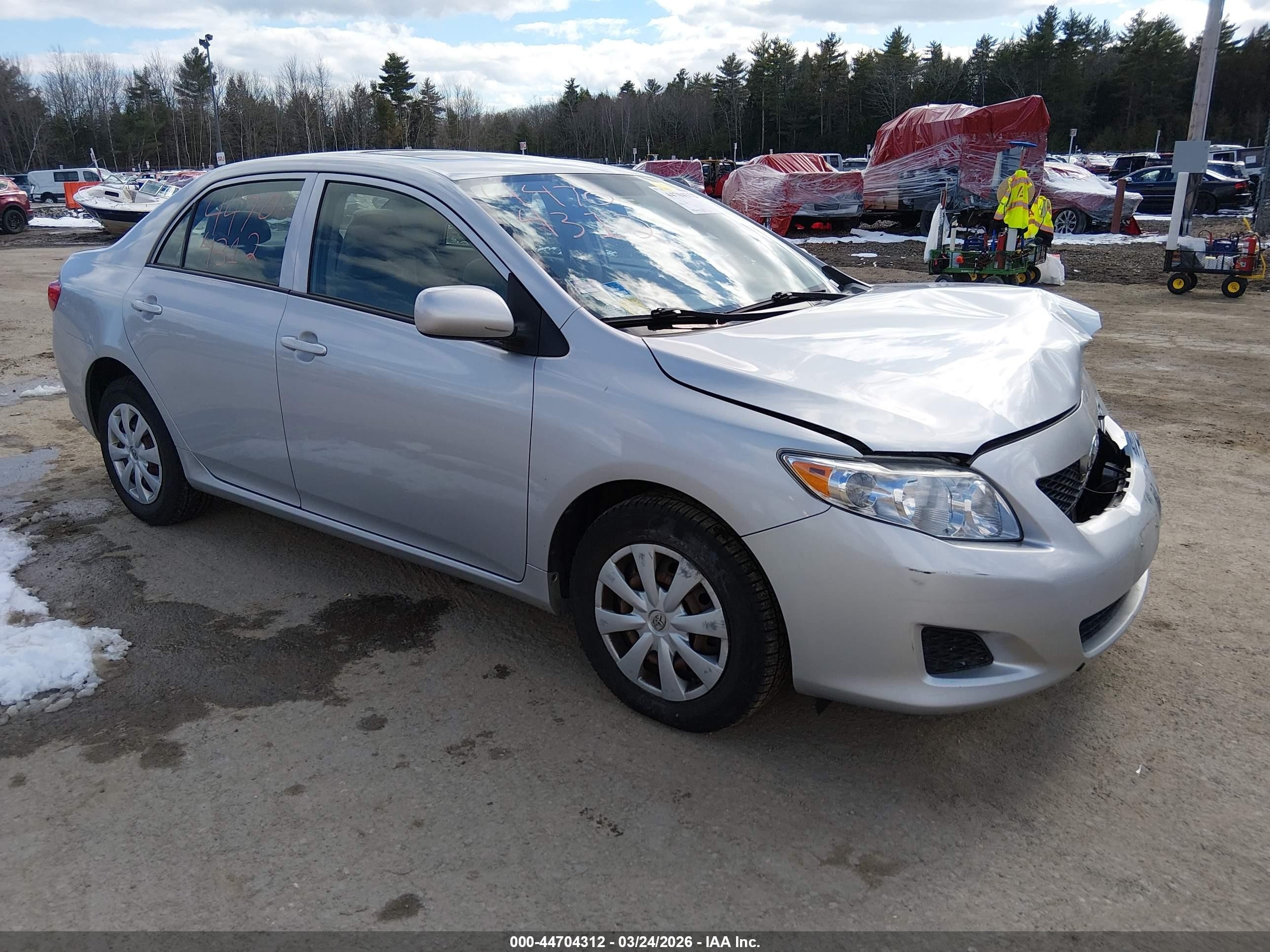 2009 Toyota Corolla Le Silver vin: 1NXBU40E89Z042837