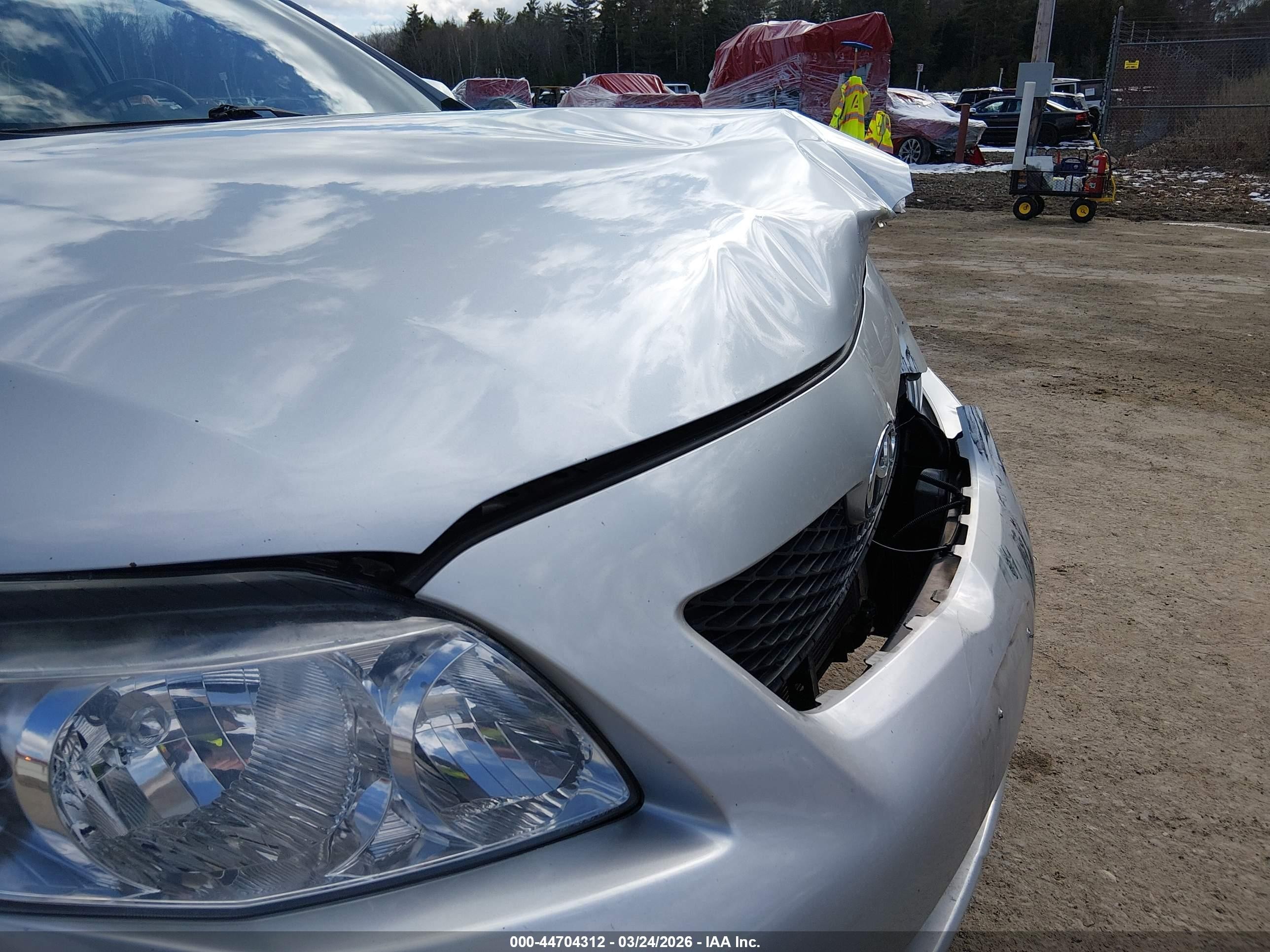 2009 Toyota Corolla Le Silver vin: 1NXBU40E89Z042837