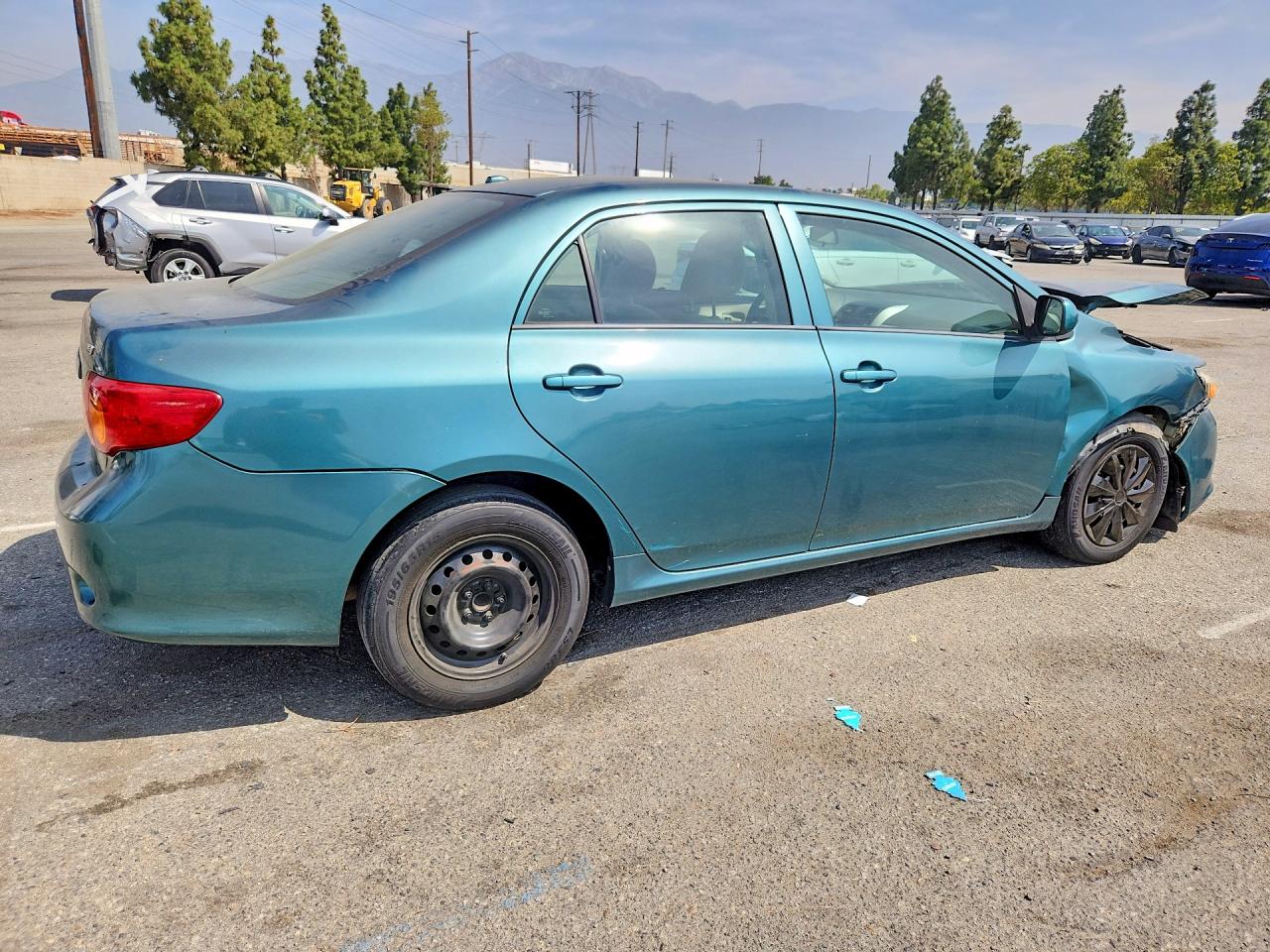 2009 Toyota Corolla Le Green vin: 1NXBU40E89Z050050