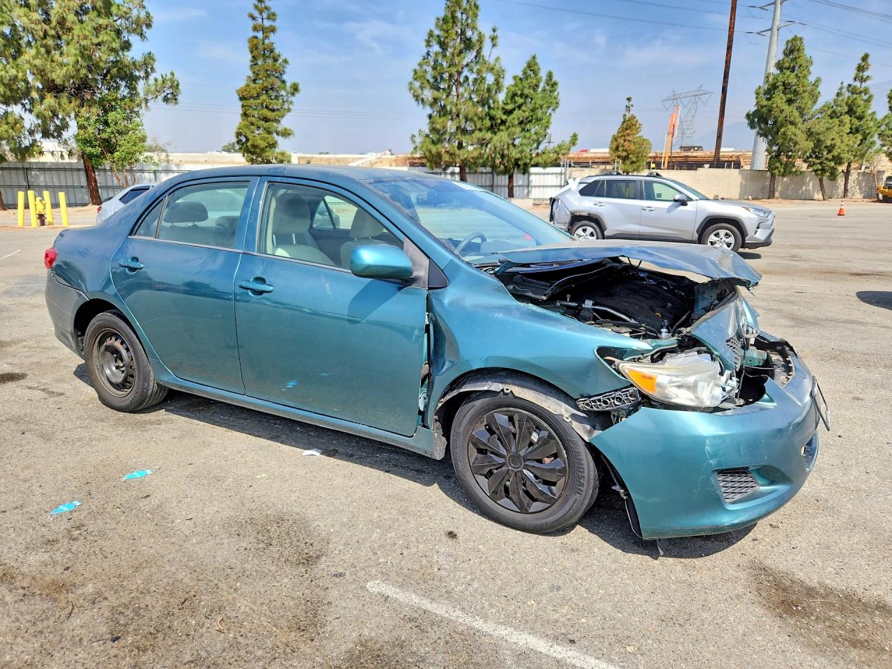 2009 Toyota Corolla Le Green vin: 1NXBU40E89Z050050