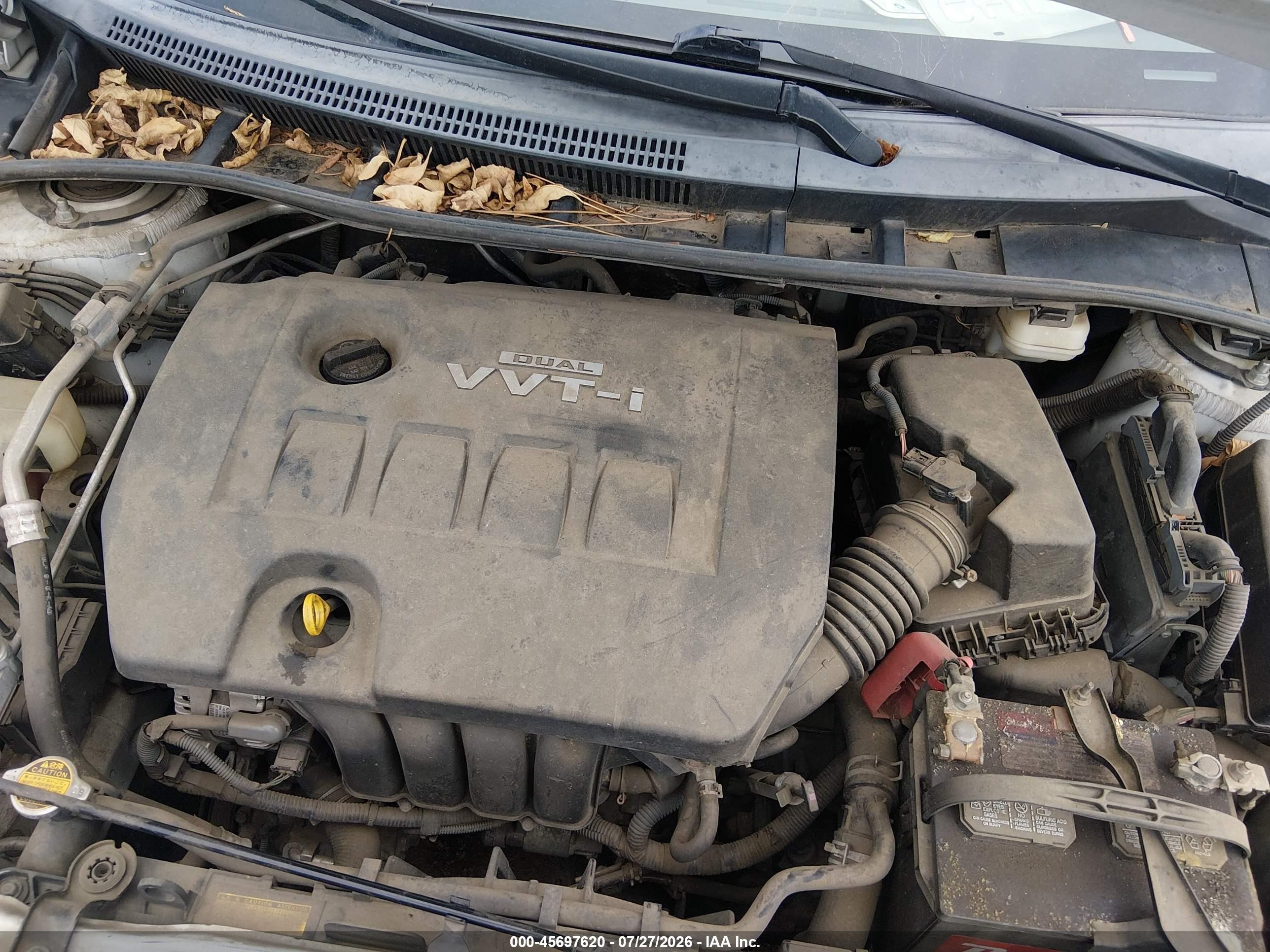 2009 Toyota Corolla Le Белый vin: 1NXBU40E89Z064997